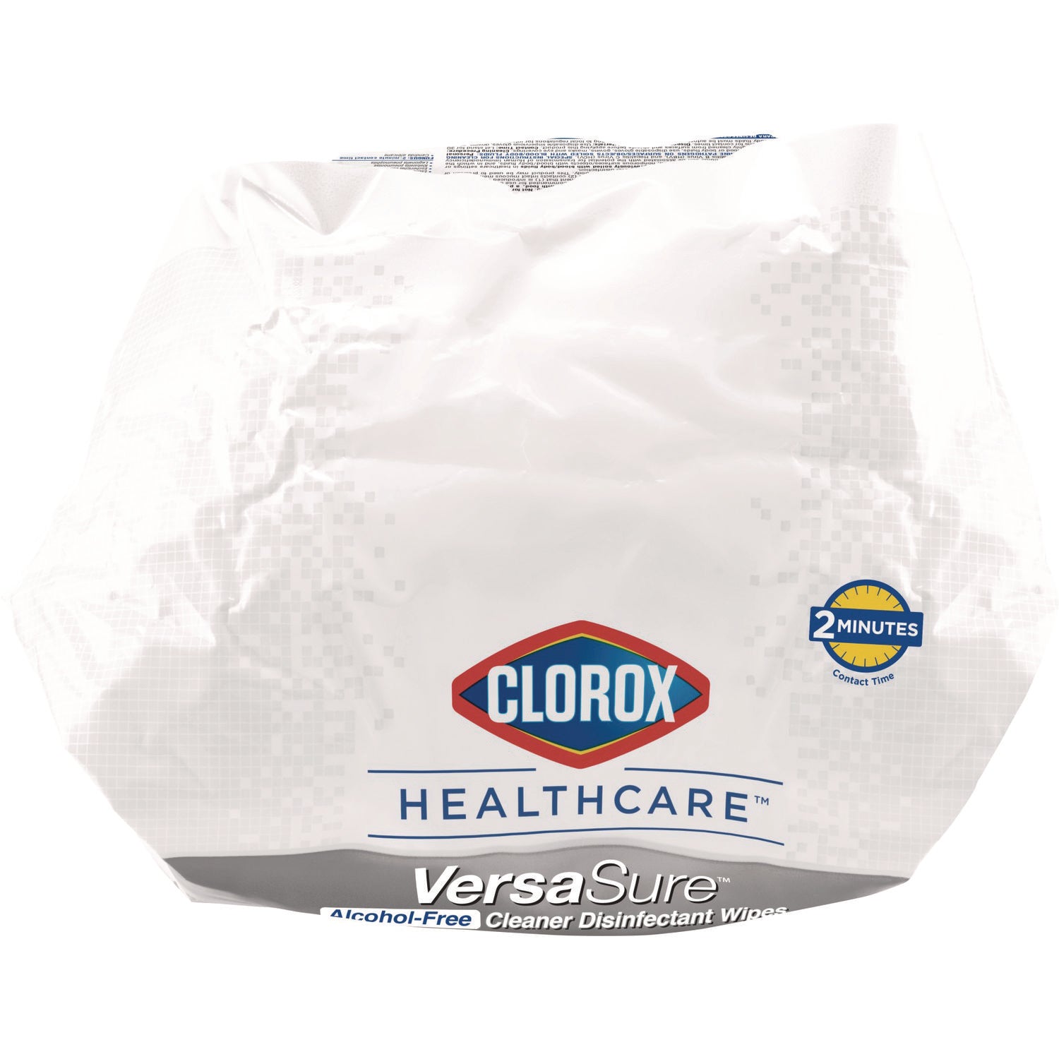 Clorox Healthcare® VersaSure Cleaner Disinfectant Wipes, 1-Ply, 12 x 12, Fragranced, White, 110/Pouch