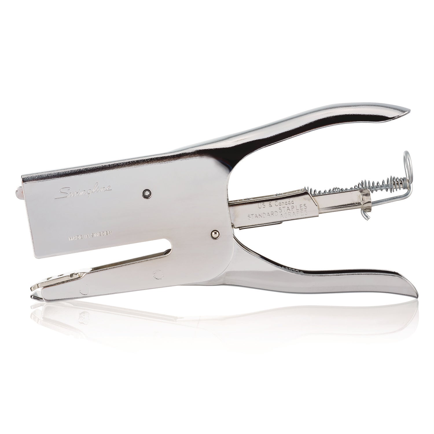 Rapid® Classic K1 Plier Stapler, 50-Sheet Capacity, 0.25" To 0.31" Staples, 2" Throat, Chrome