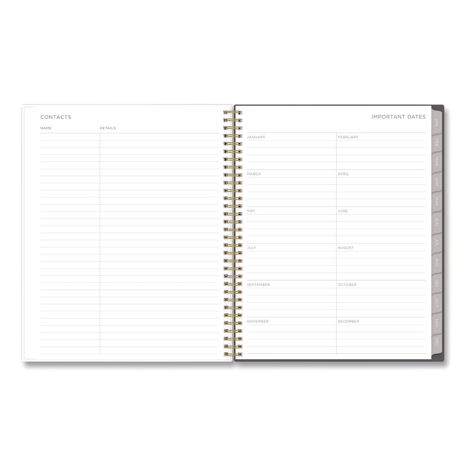 Blue Sky® Kelly Ventura Midnight Garden Weekly/Monthly Planner, Floral Artwork, 11 x 8.5, Multicolor Cover, 12-Month (Jan to Dec): 2025