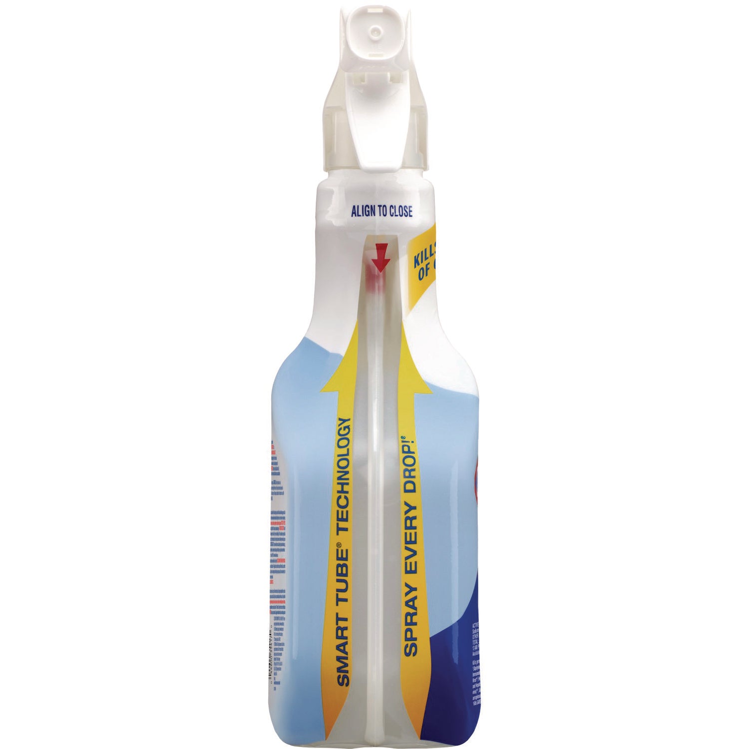 Clorox® CloroxPro Clean-Up Disinfectant Cleaner with Bleach, 32 oz Smart Tube Spray, 9/Carton