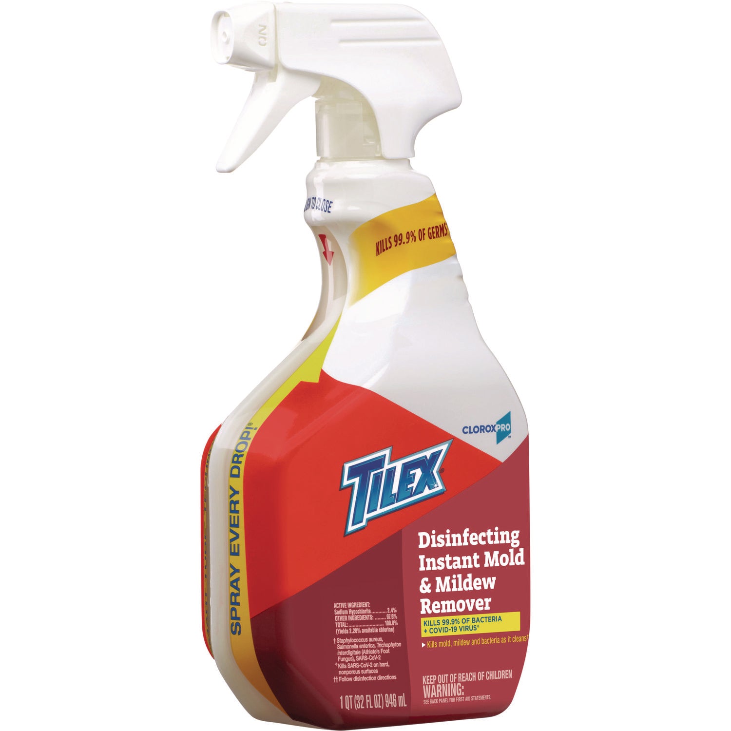 Tilex® CloroxPro Disinfecting Instant Mold and Mildew Remover, 32 oz Smart Tube Spray