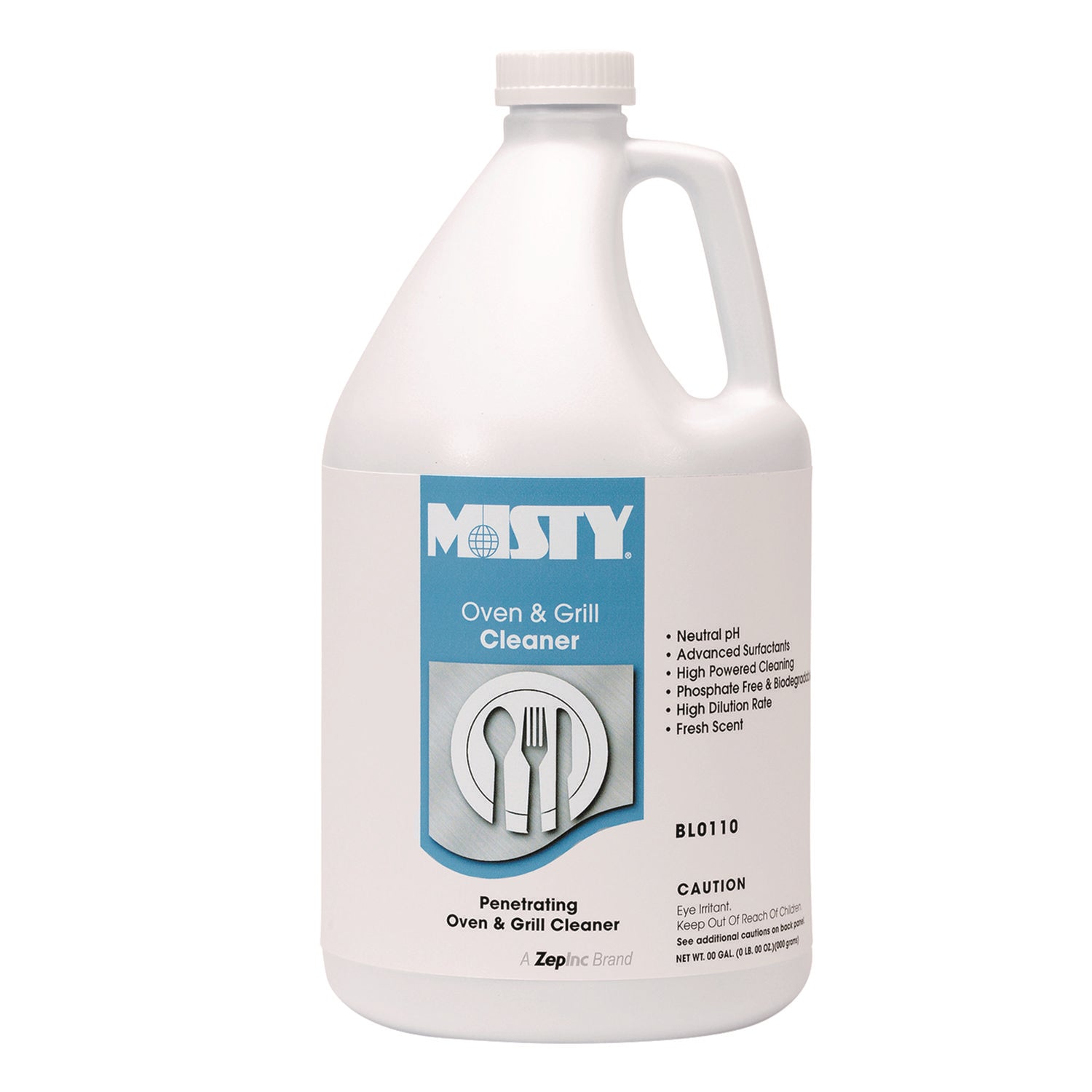 Misty® Heavy-Duty Oven And Grill Cleaner, 1 Gal Bottle