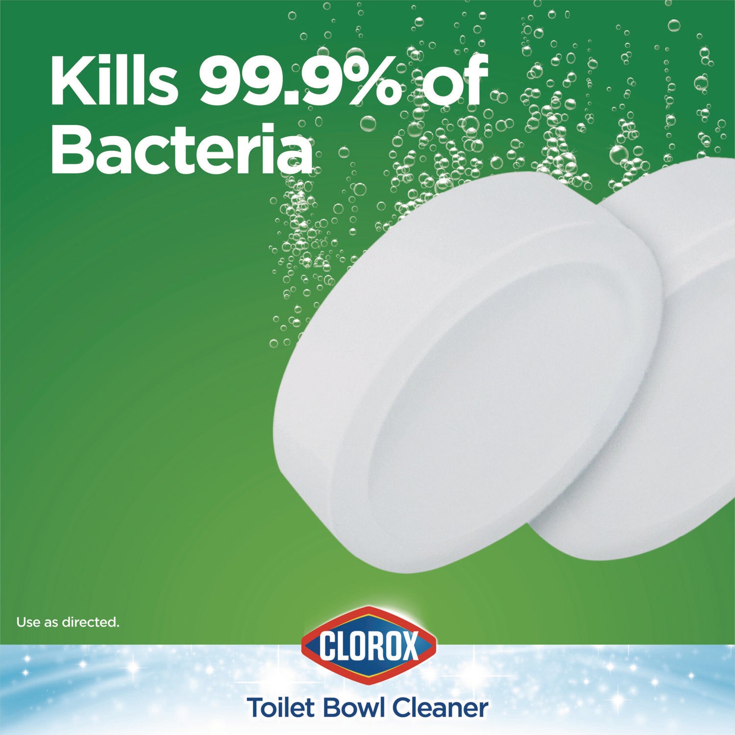 Clorox® Ultra Clean Toilet Tablets Bleach, 3.5 oz Tablet, 2/Pack
