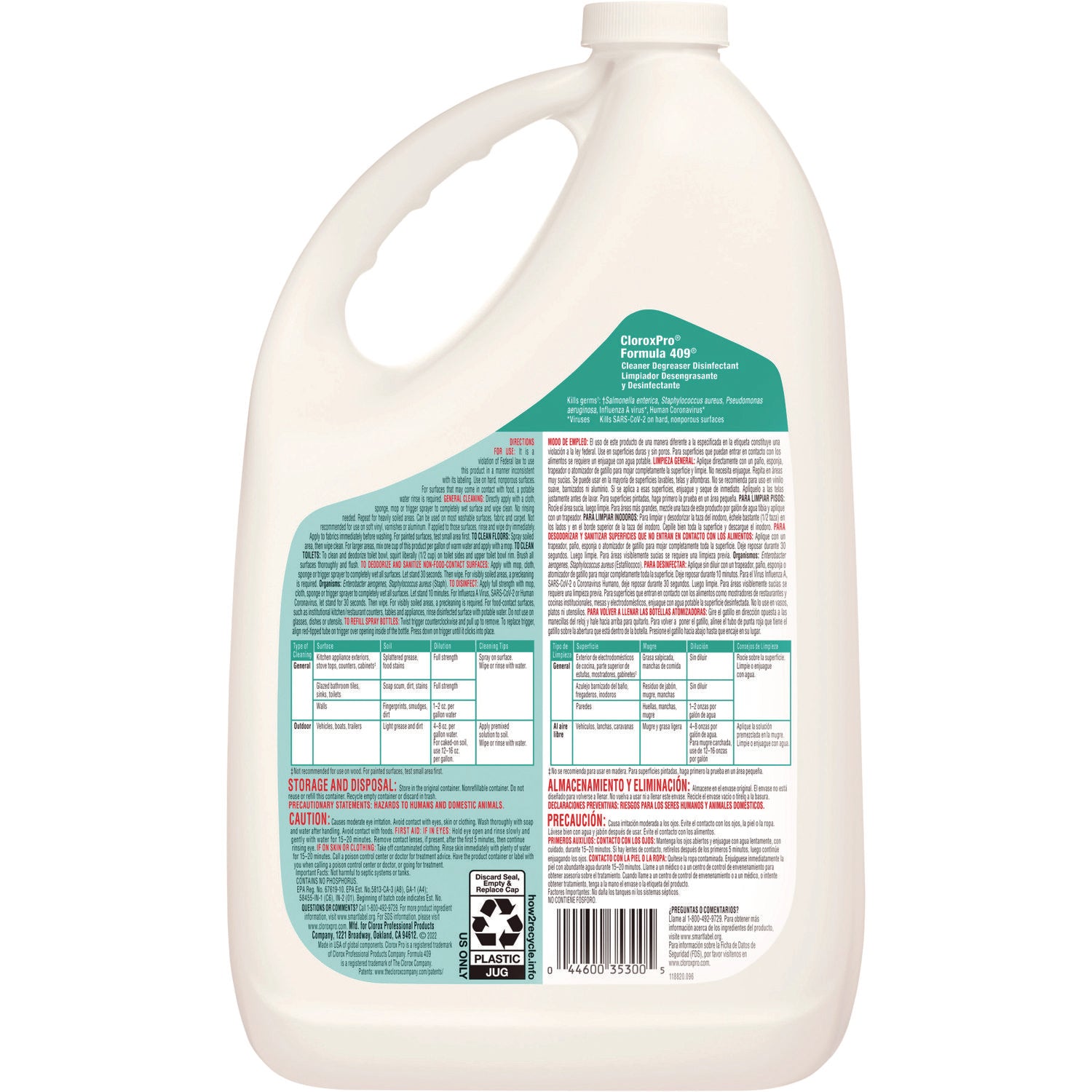 Formula 409® CloroxPro Cleaner Degreaser Disinfectant, 128 oz Refill