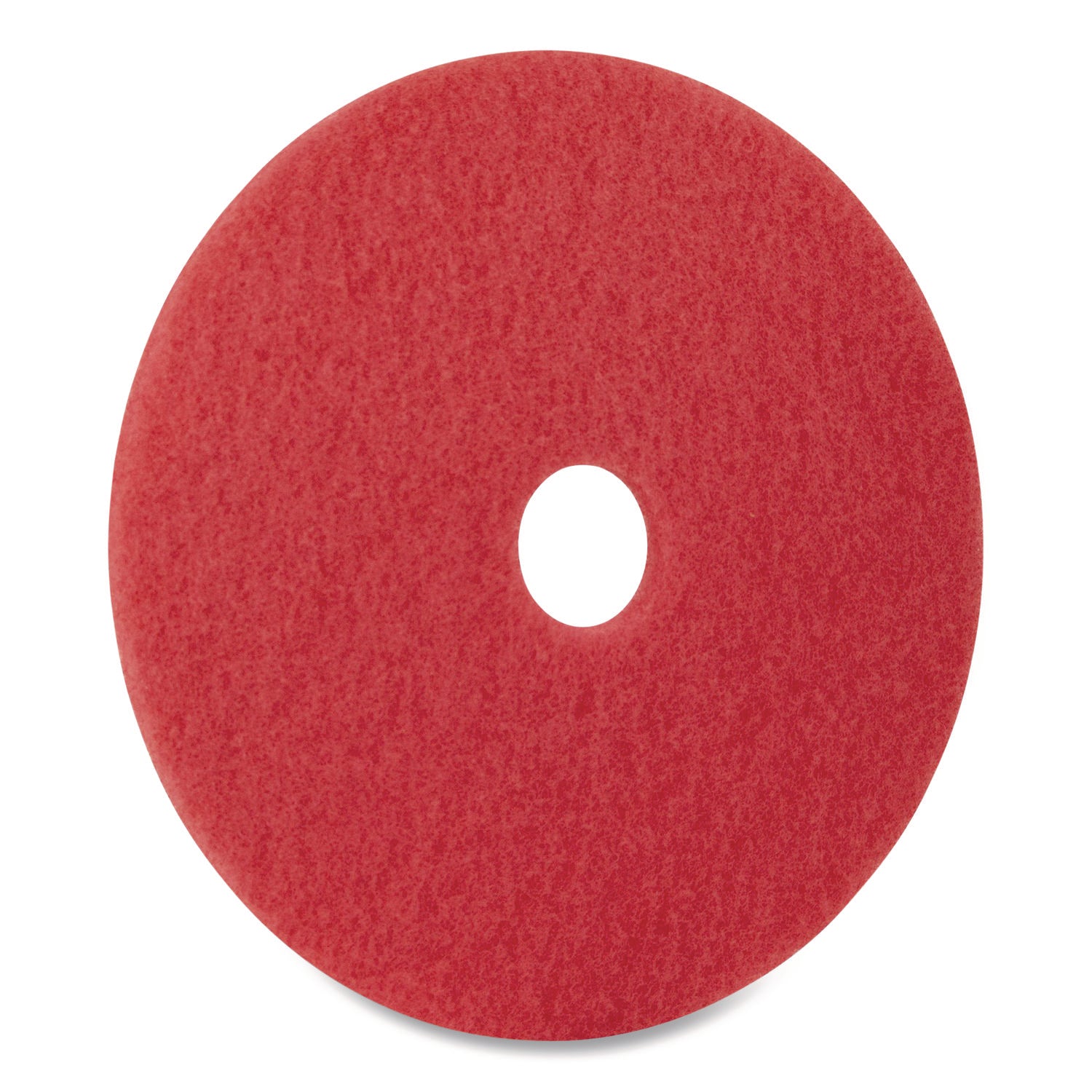 Americo® Buffing Pads, 12" Diameter, Red, 5/Carton