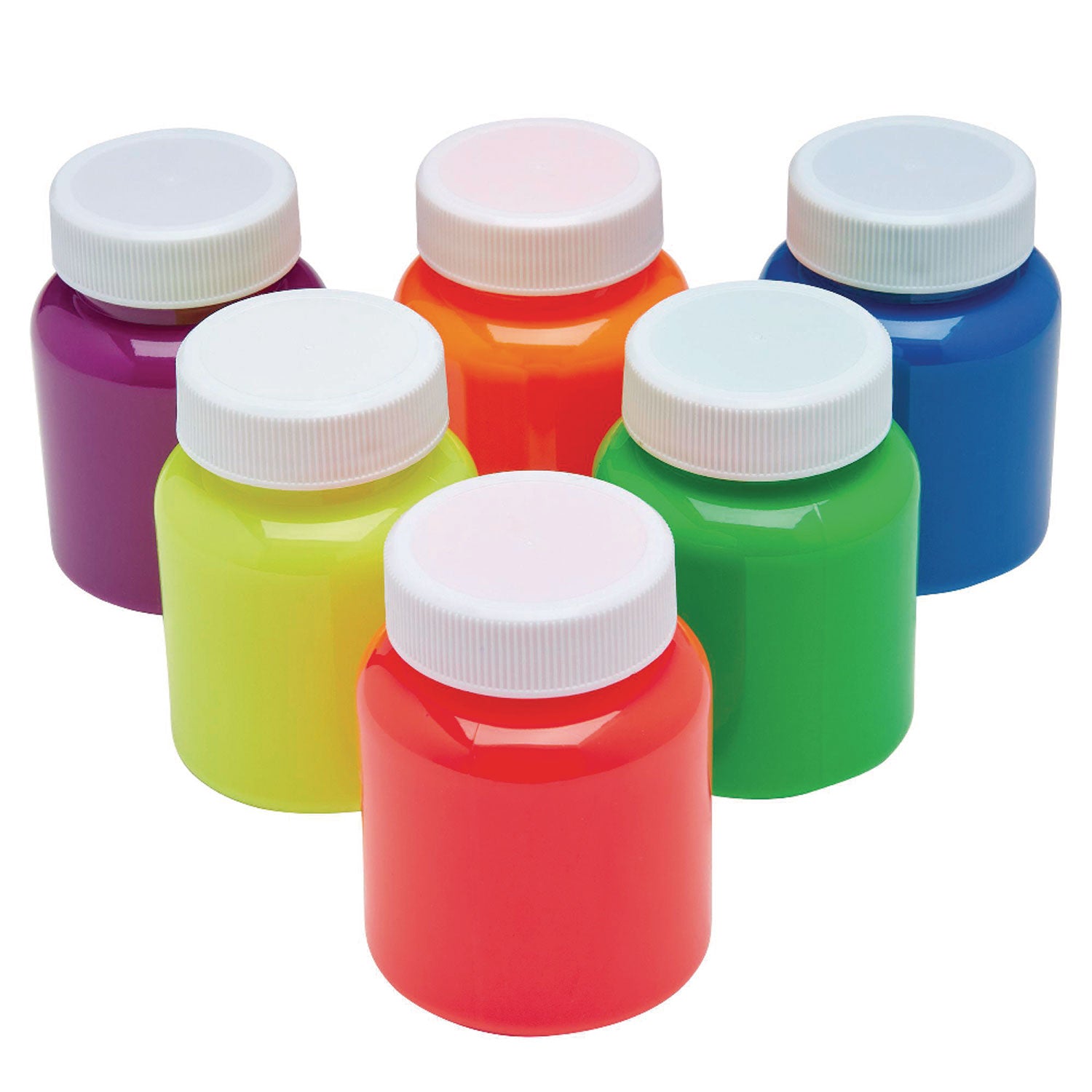 Cra-Z-Art® Neon Washable Kids' Paint, 6 Assorted Neon Colors, 2 Oz Bottle, 6/pack