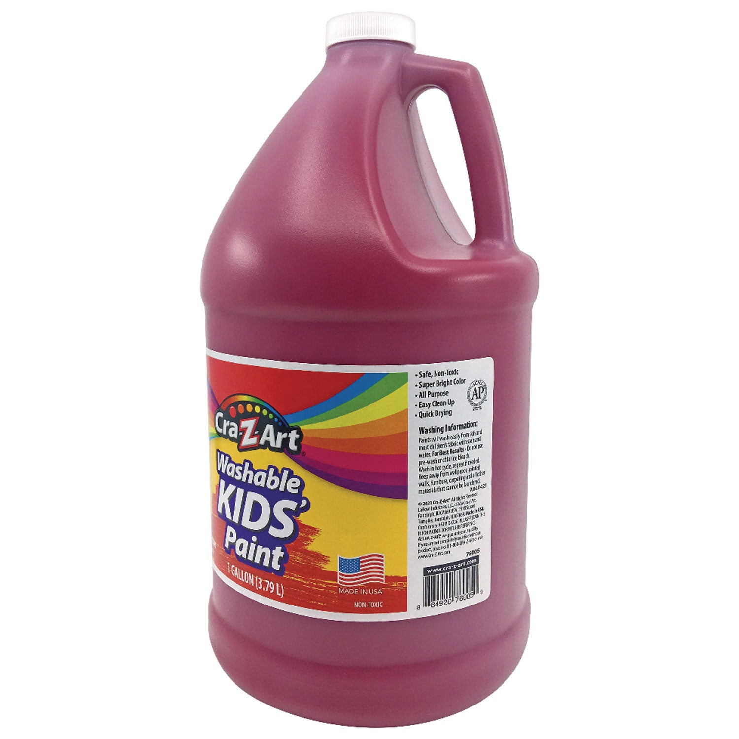 Cra-Z-Art® Washable Kids Paint, Red, 1 Gal Bottle
