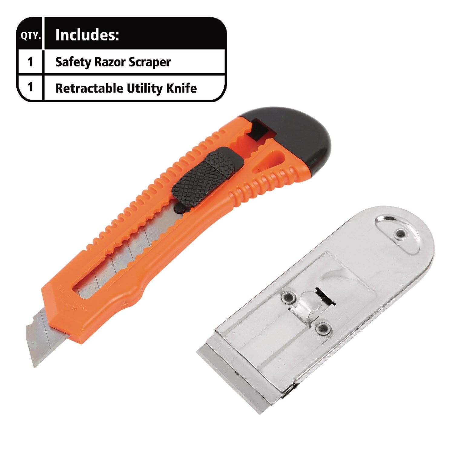 Great Neck® 16-Piece Light-Duty Office Tool Kit, Metal Box, Red