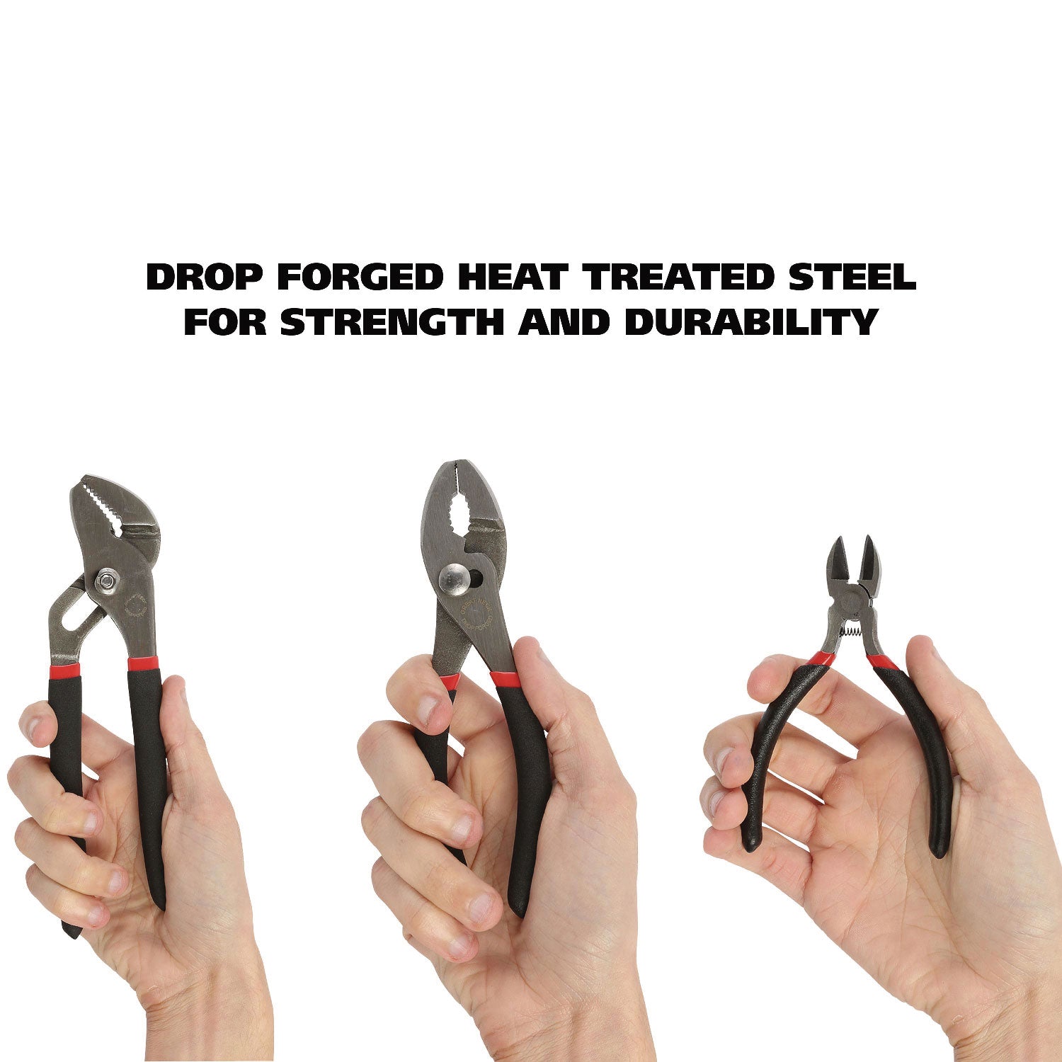 Great Neck® 8-Piece Steel Pliers And Wrench Tool Set