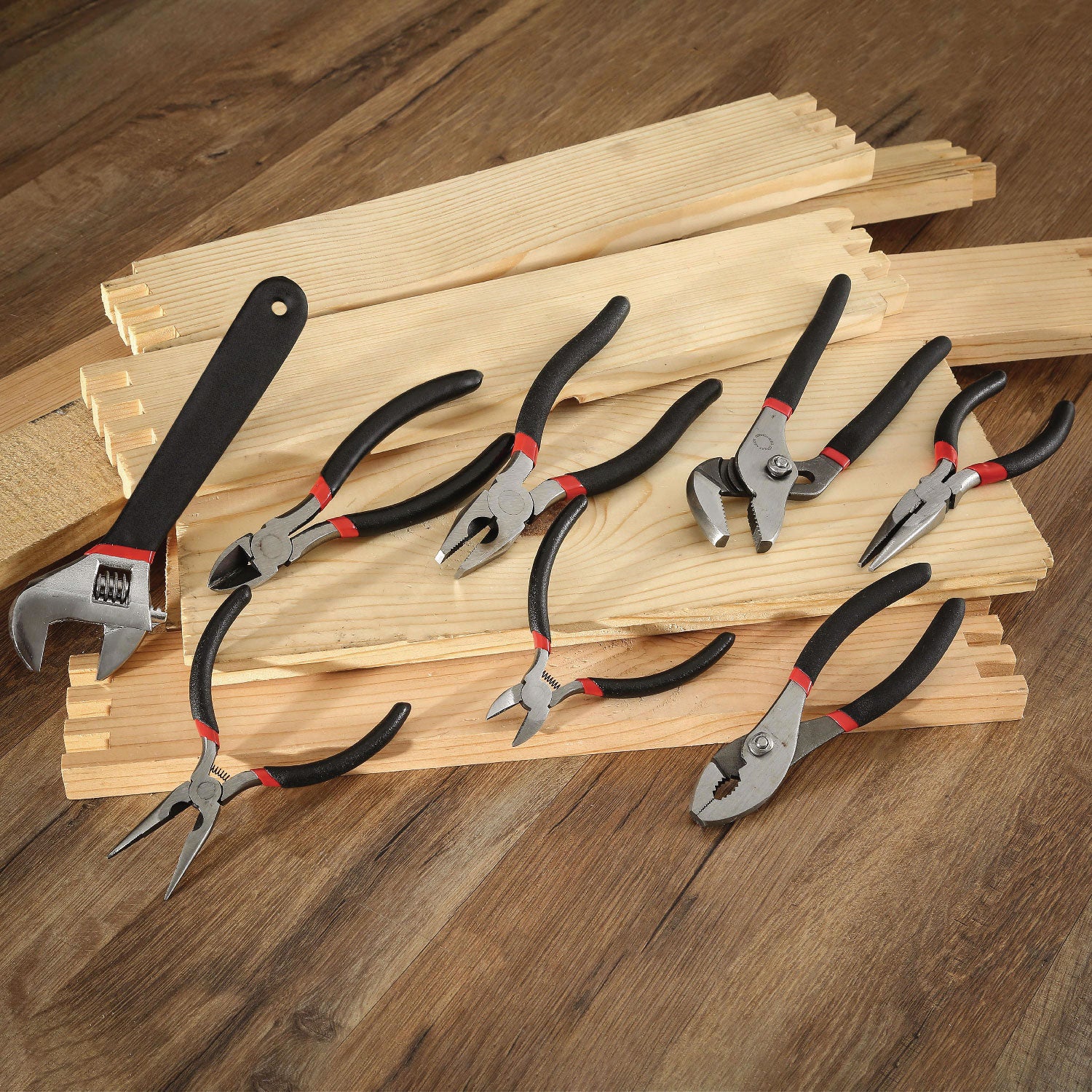 Great Neck® 8-Piece Steel Pliers And Wrench Tool Set