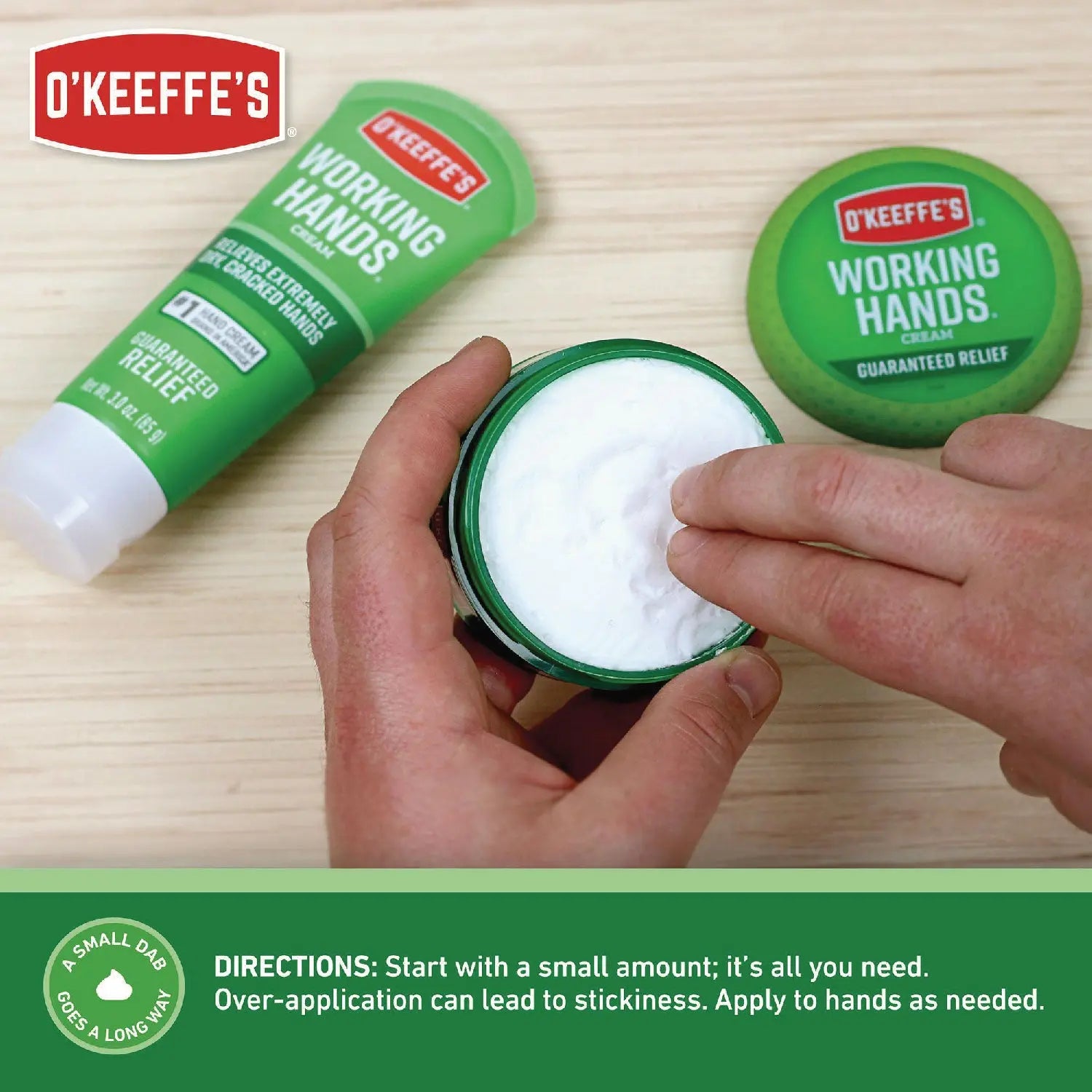Working Hands Cream, 3.4 oz Jar, Unscented O'Keeffe's® Flipcost