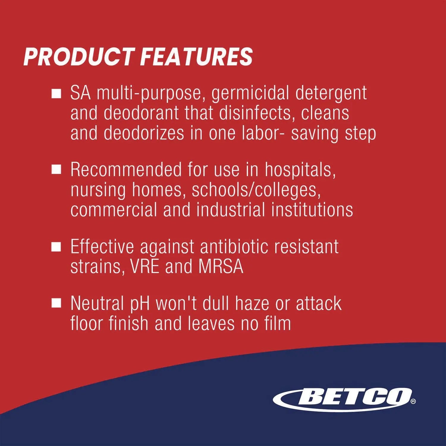 pH7Q Neutral Disinfectant, Pleasant Lemon Scent, 2 L Bottle, 4/Carton Betco® Flipcost