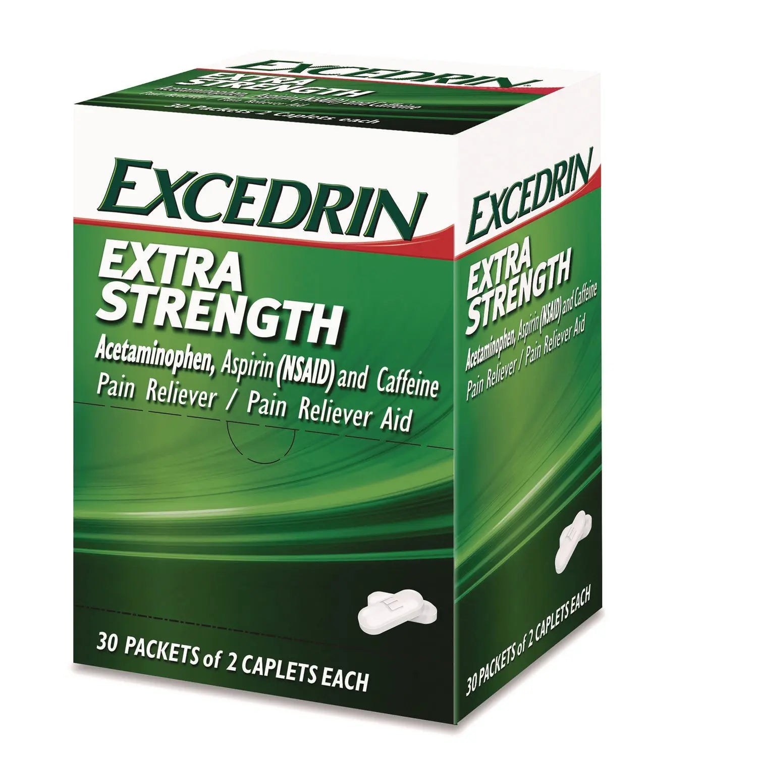 X-Strength Caplets, 2 Caplets/Packet, 30 Packets/Box Excedrin® Flipcost