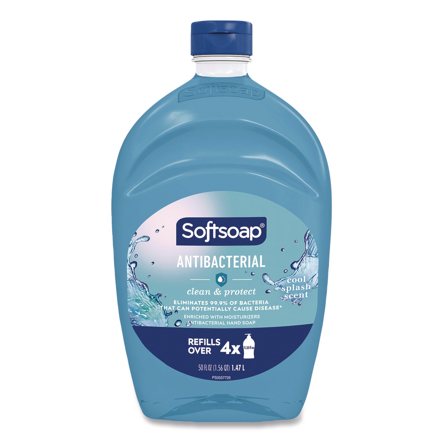 Softsoap® Antibacterial Liquid Hand Soap Refill, Cool Splash, 50 oz Bottle