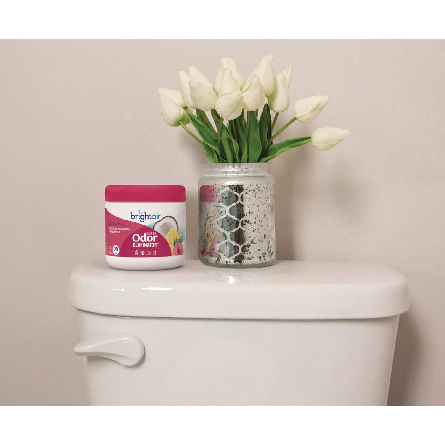 BRIGHT Air® Super Odor Eliminator, Tropical Paradise and Pineapple, 14 oz Jar