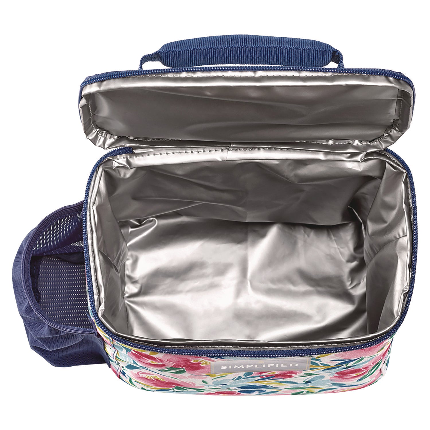 fit + fresh Simplified Lunch Bag, 9.25 x 5 x 9, Multicolor Floral