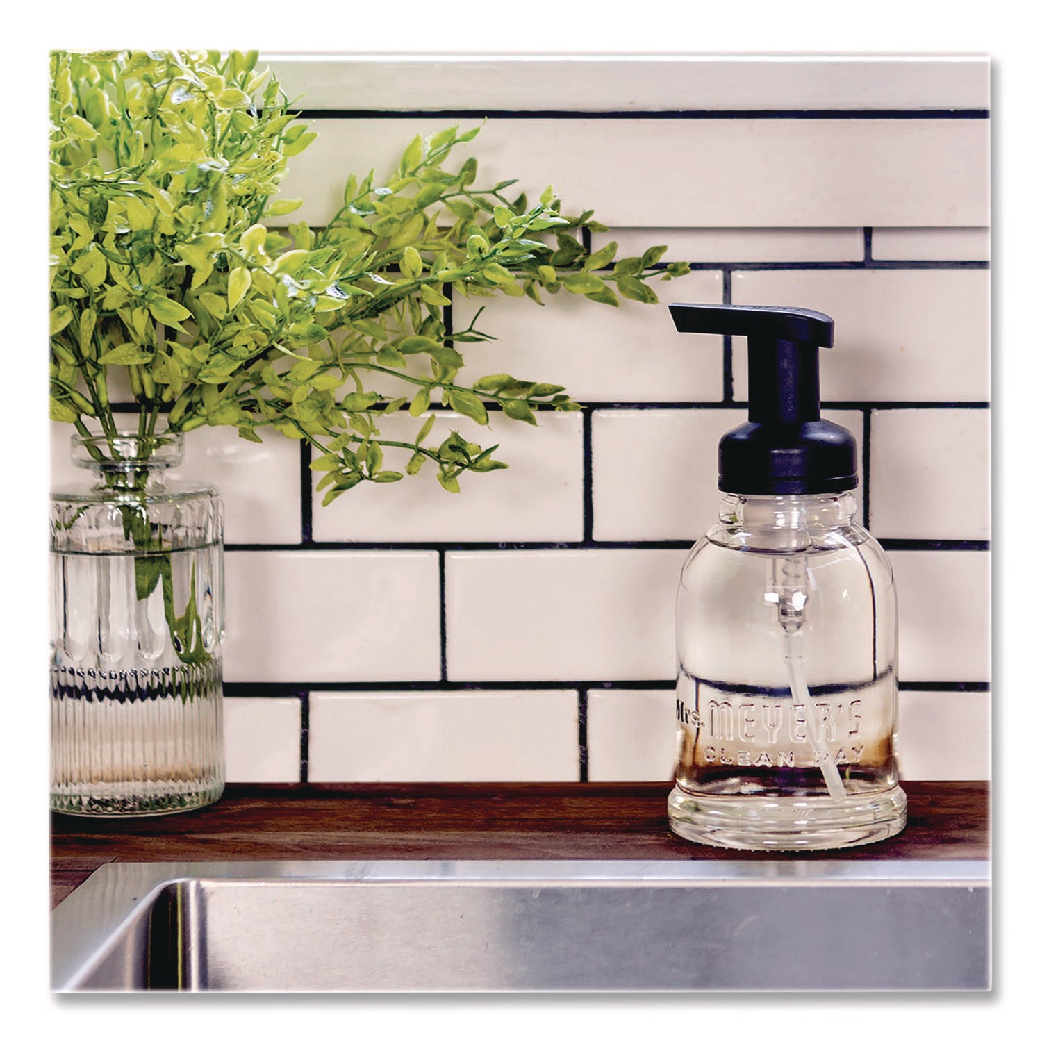 Mrs. Meyer's® Clean Day Concentrated Foaming Hand Soap Dispenser Refill, Rain Water, 2 oz Bottle, 2/Pack