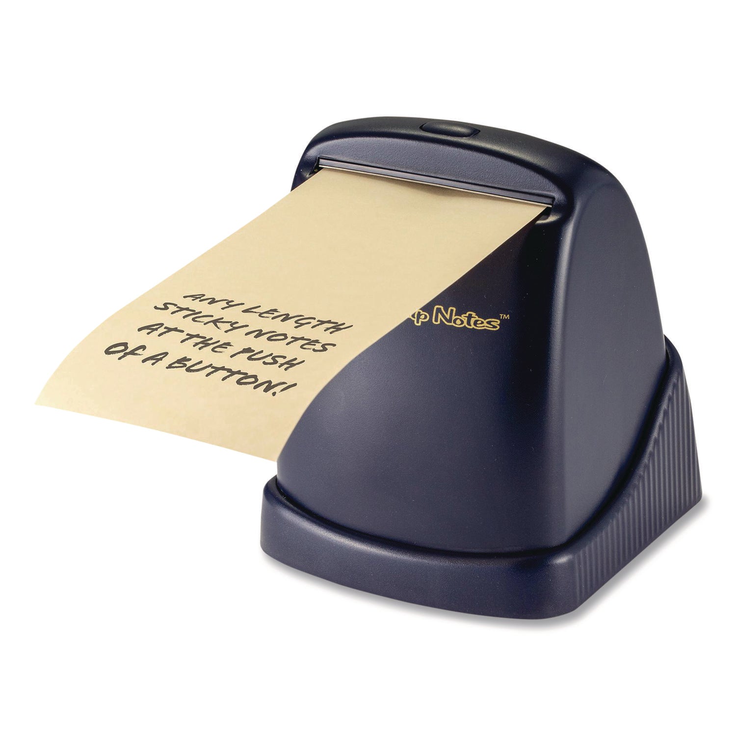 Zip Notes™ Executive Dispenser, For 150 ft x 3" Rolls, Black, Includes (1) Refill Roll and (2) AA Batteries