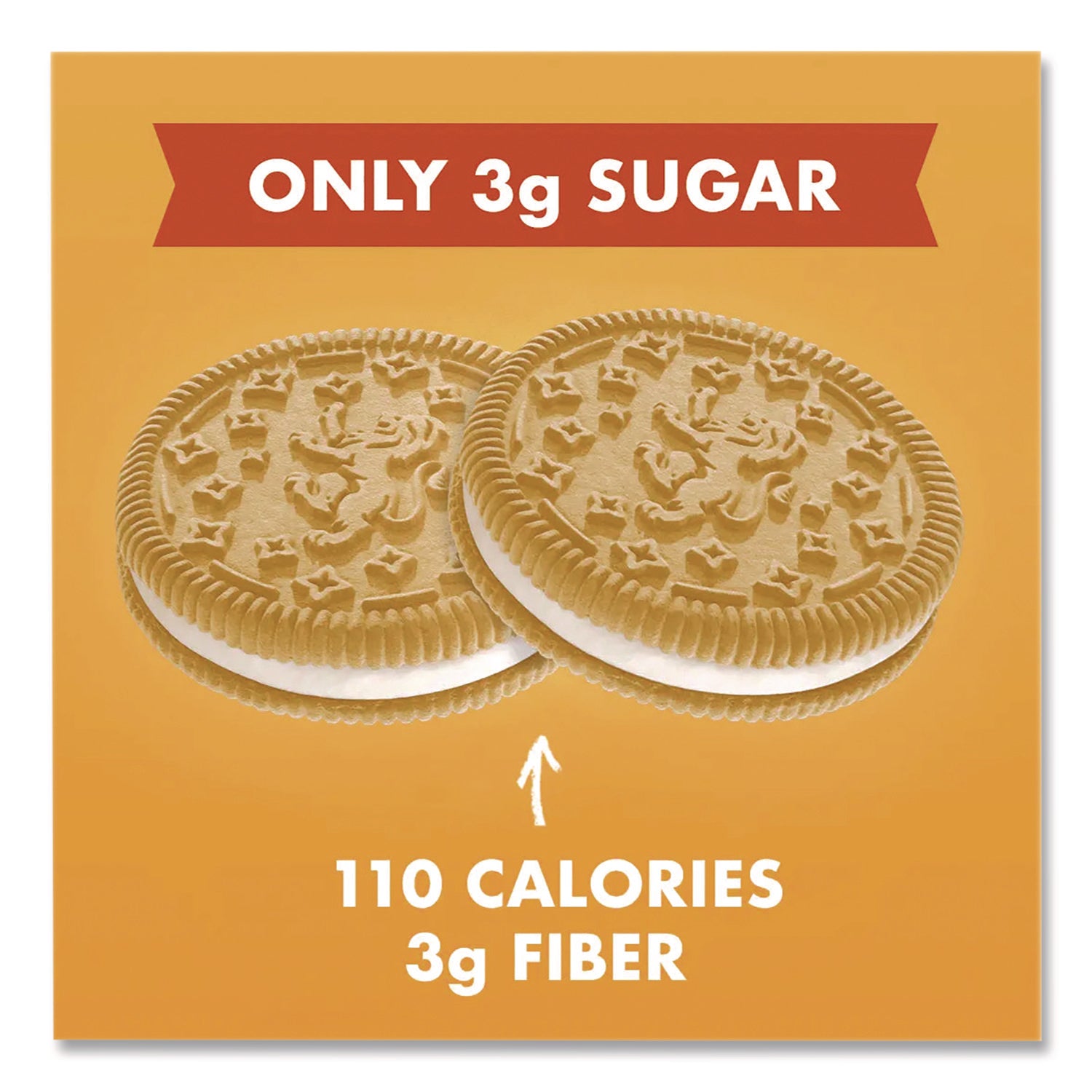 Rip Van® Leos Golden Vanilla Sandwich Cookies, 2 Cookies/Pack, 10 Packs/Box