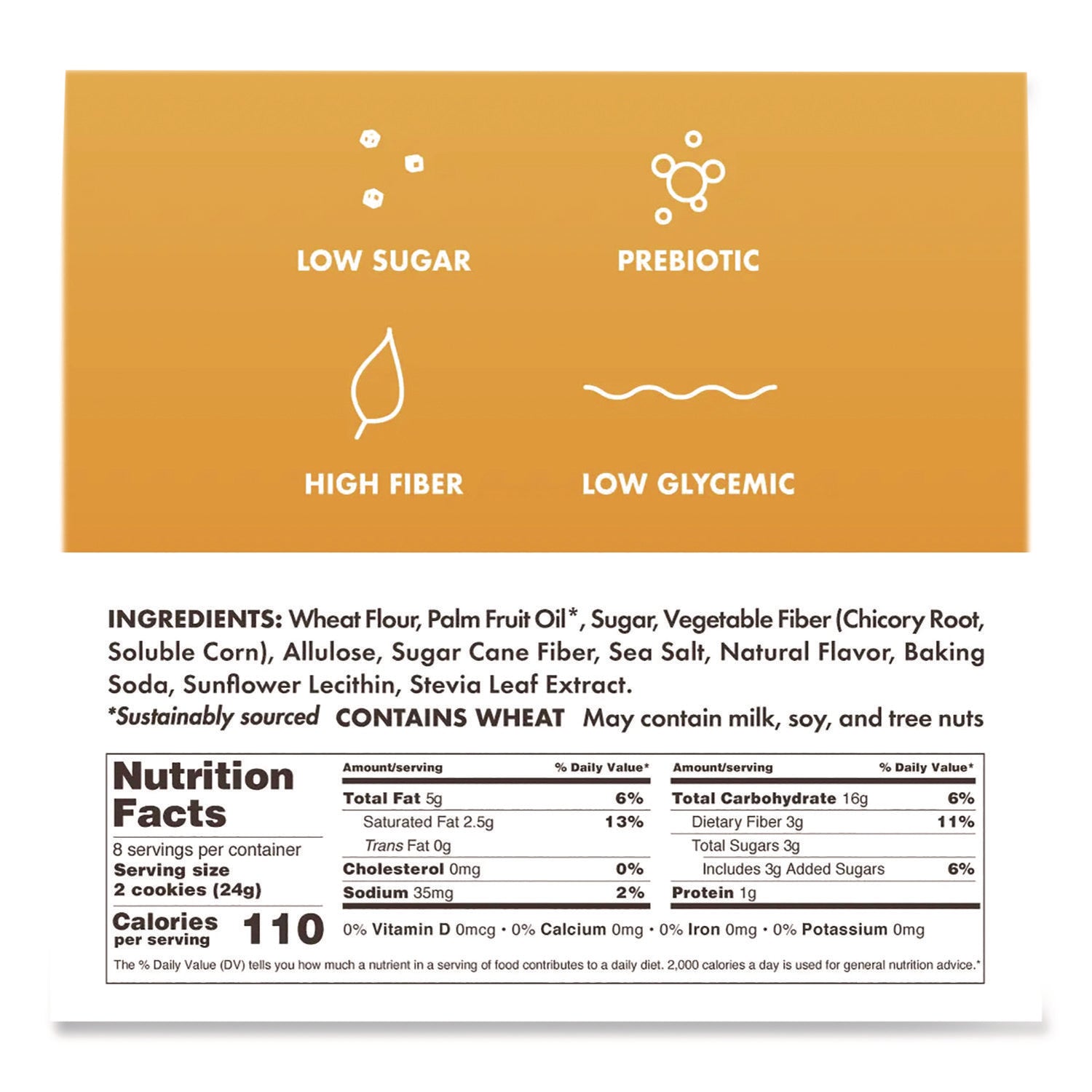 Rip Van® Leos Golden Vanilla Sandwich Cookies, 2 Cookies/Pack, 10 Packs/Box