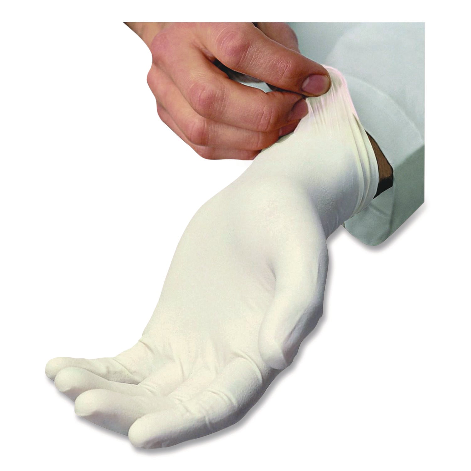 AMBITEX® L5201 Series Powder-Free Latex Gloves, Ivory, X-Large, 100 Gloves/Box, 10 Boxes/Carton