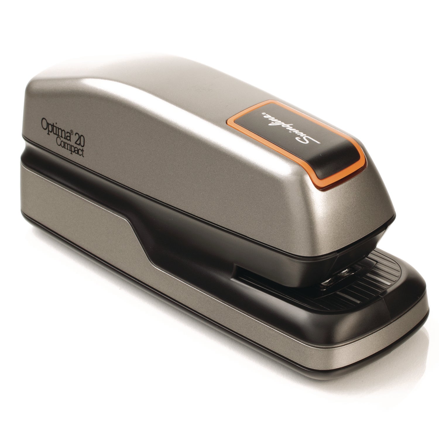 Swingline® Optima Grip Electric Stapler, 20-Sheet Capacity, Black/silver