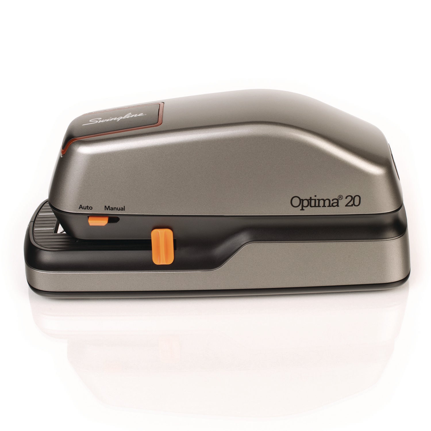 Swingline® Optima 20 Electric Stapler, 20-Sheet Capacity, Silver