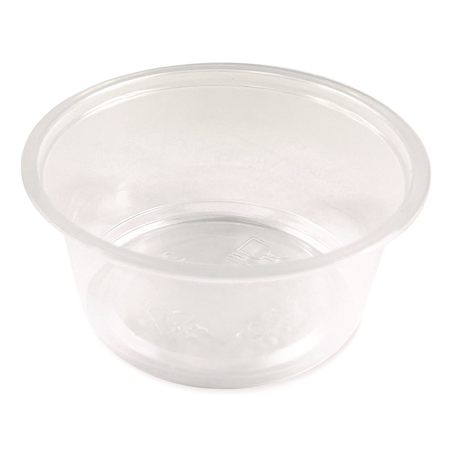 Souffle/Portion Cups, 3.25 oz, Polypropylene, Translucent, 2,500/Carton