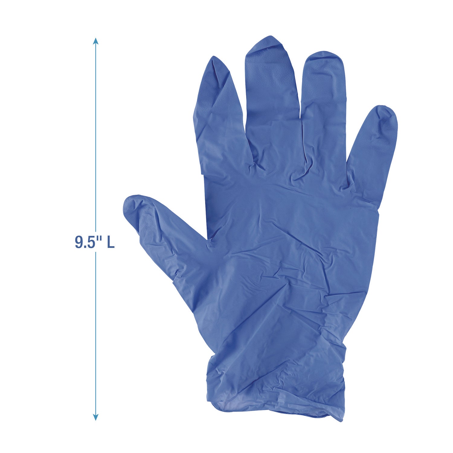 Boardwalk® Disposable General-Purpose Nitrile Gloves, X-Large, Blue, 4 mil, 100/Box