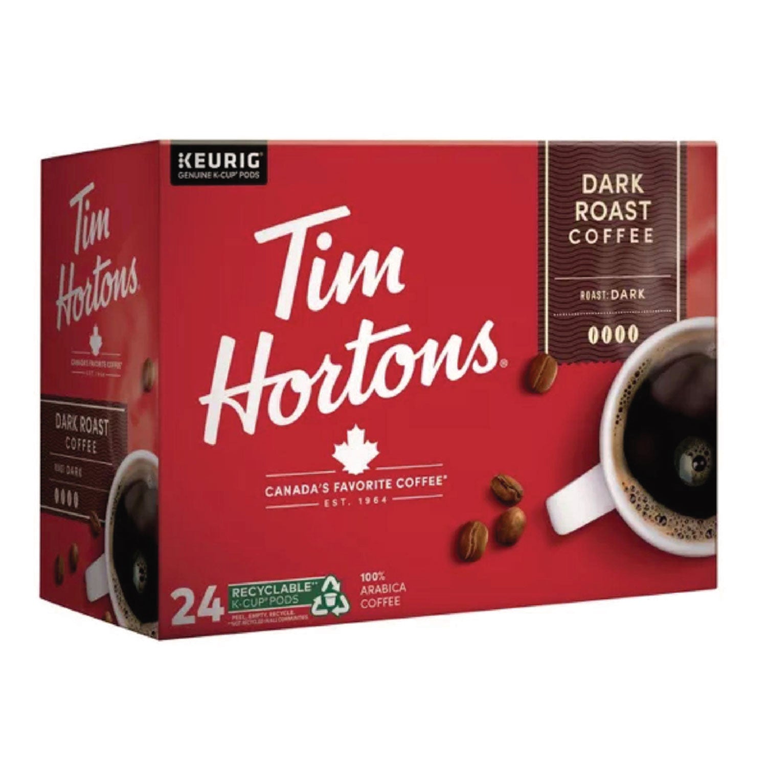 Tim Hortons® K-Cup Pods Dark Roast, 24/box