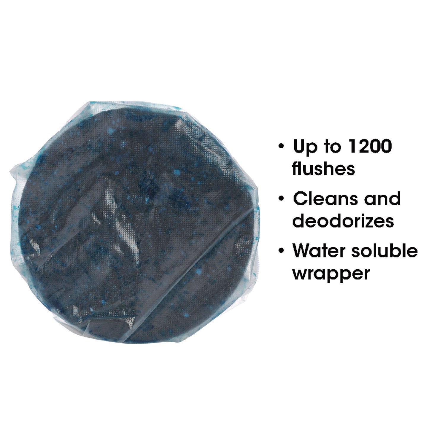 Fresh Products Drop-In Tank Non-Para Cleaner Block, Unscented, Blue, 24/box, 3 Boxes/carton