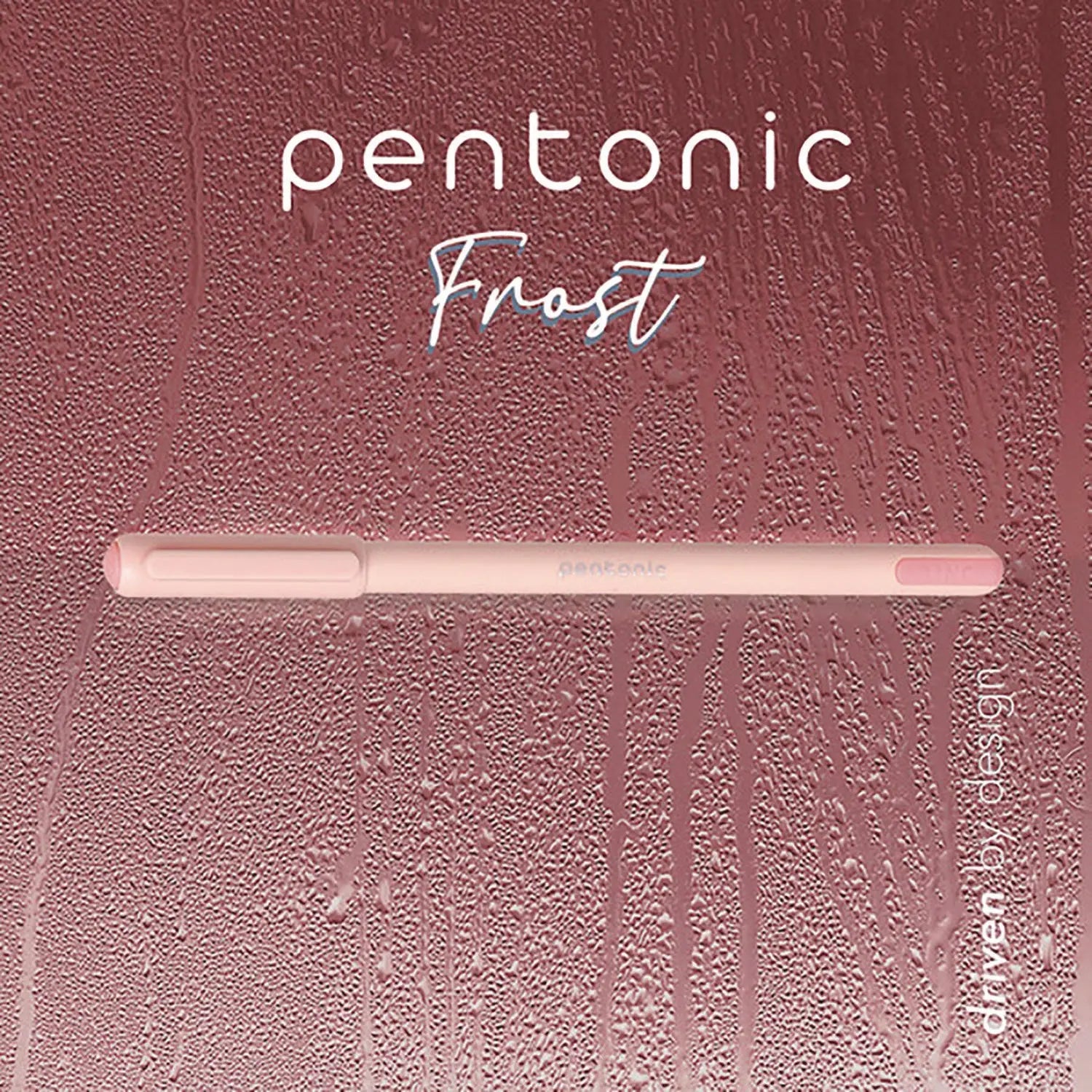 PENTONIC Frost Pen, Stick, Fine 0.7 mm, Red Ink, Pale Pink Barrel, 10/Pack TOPS™ Flipcost