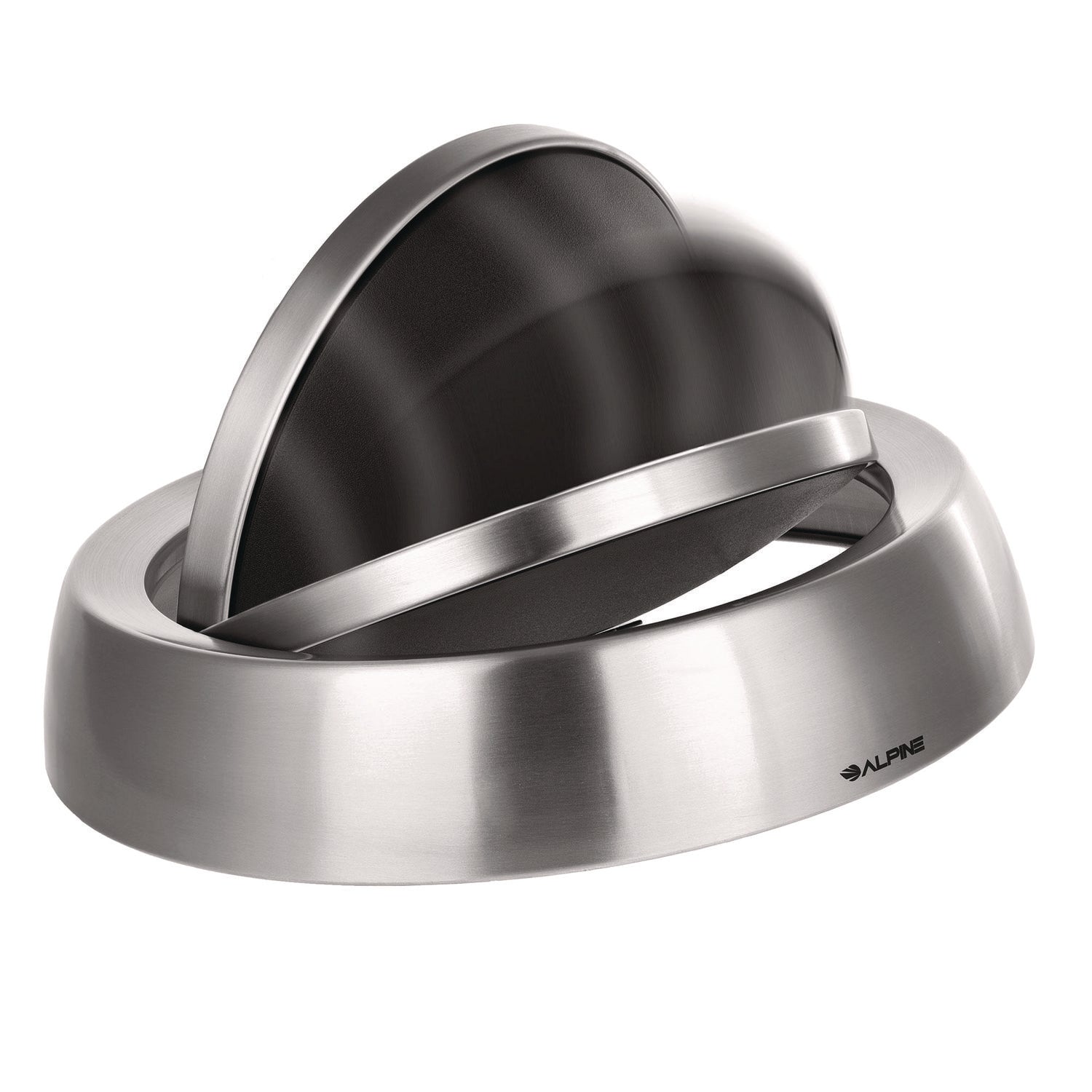 Alpine Industries 17 Gallon Stainless Steel Indoor Compost Receptacle with Swivel Lid