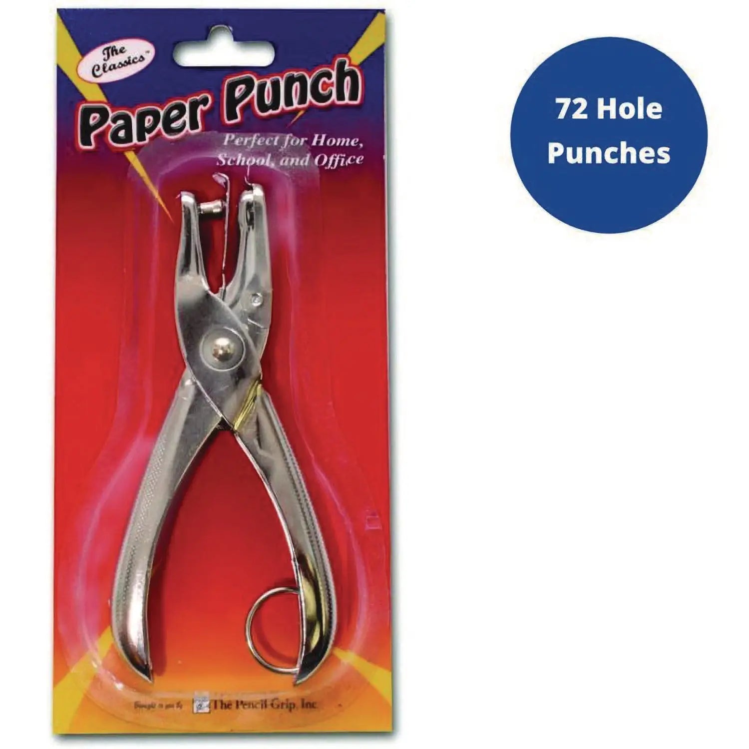 15-Sheet One-Hole Punch, 0.25" Holes, Silver, 72/Carton TPG Creations™ Flipcost