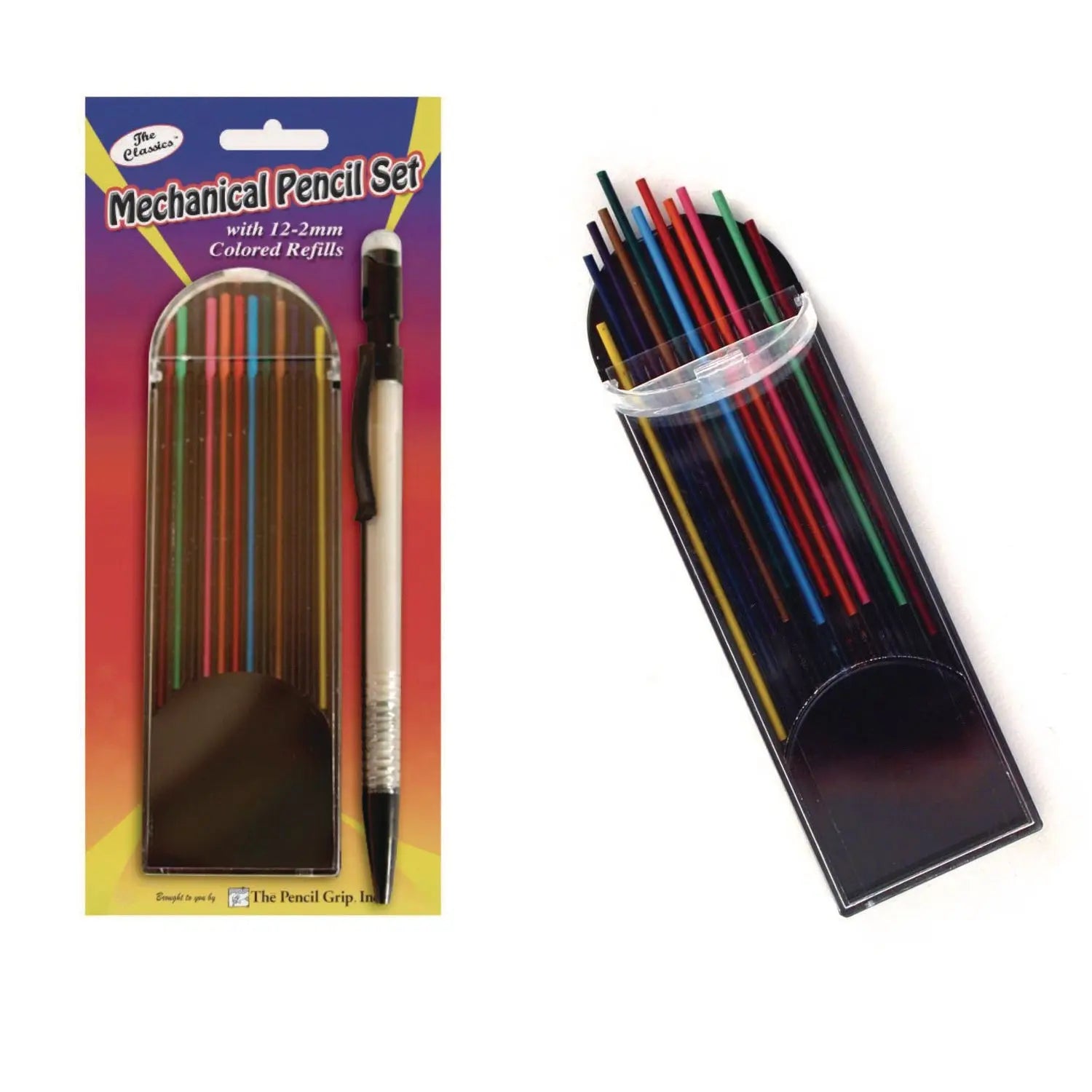 Mechanical Color Pencil Set, 2 mm, 12 Assorted Lead Refills, Gray Barrel, 72/Carton TPG Creations™ Flipcost