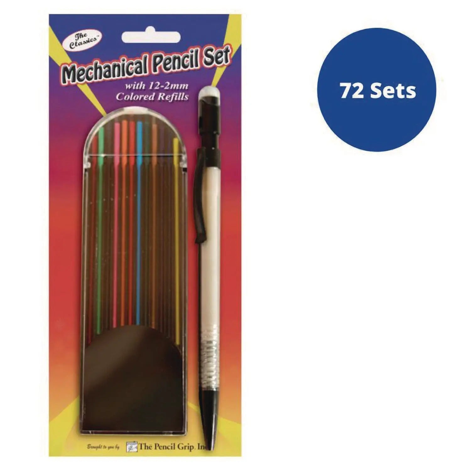 Mechanical Color Pencil Set, 2 mm, 12 Assorted Lead Refills, Gray Barrel, 72/Carton TPG Creations™ Flipcost