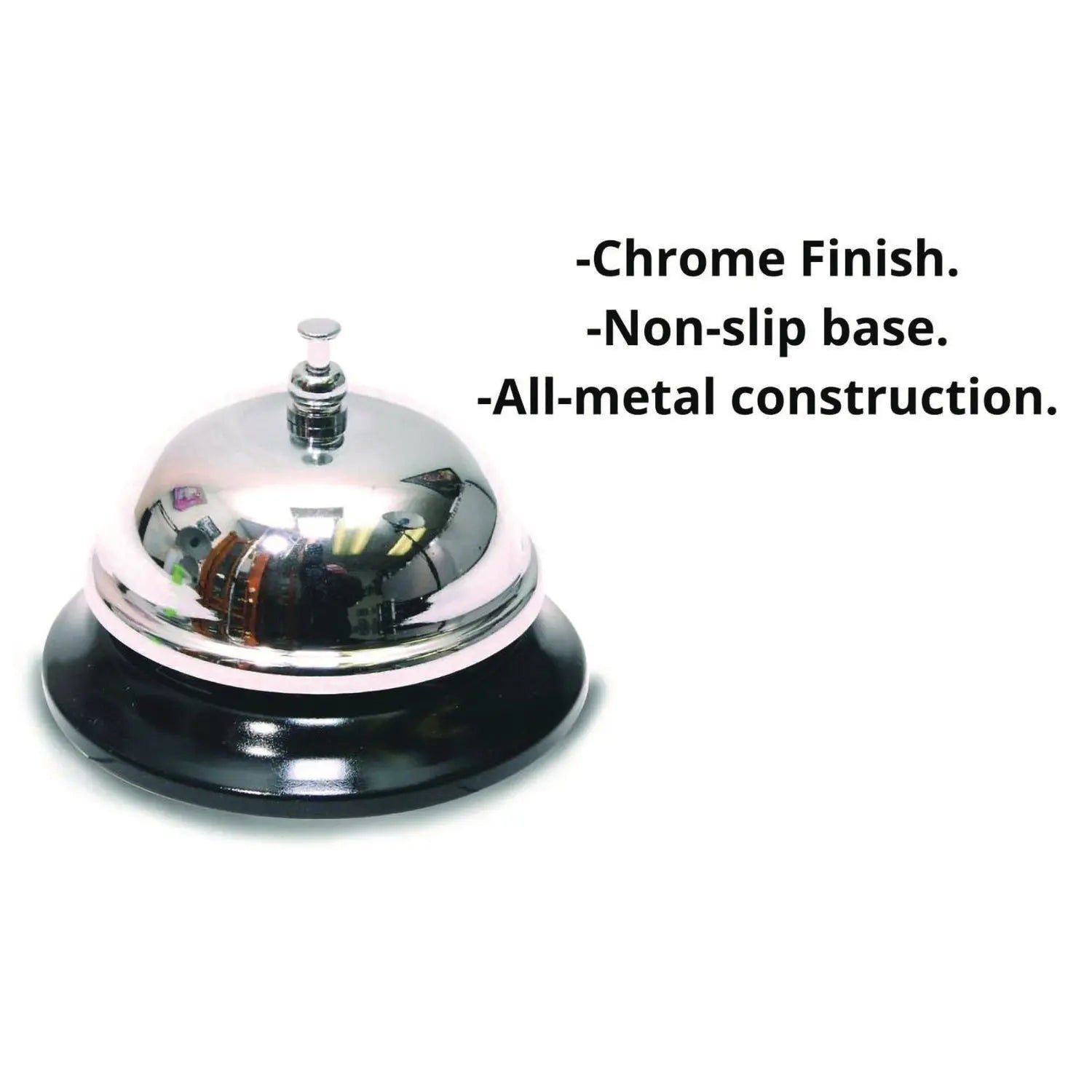 Call Bells, 3.5", Chrome, 36/Carton TPG Creations™ Flipcost