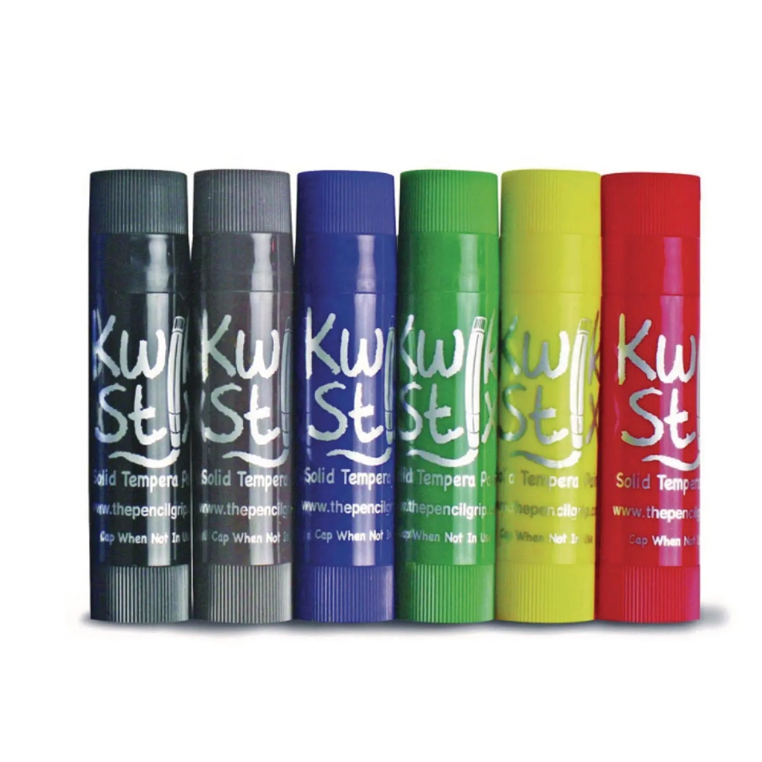 Kwik Stix Tempera Paint Set, 0.7" x 3.5", Assorted, 6 Sticks/Pack, 24 Packs/Carton TPG Creations™ Flipcost
