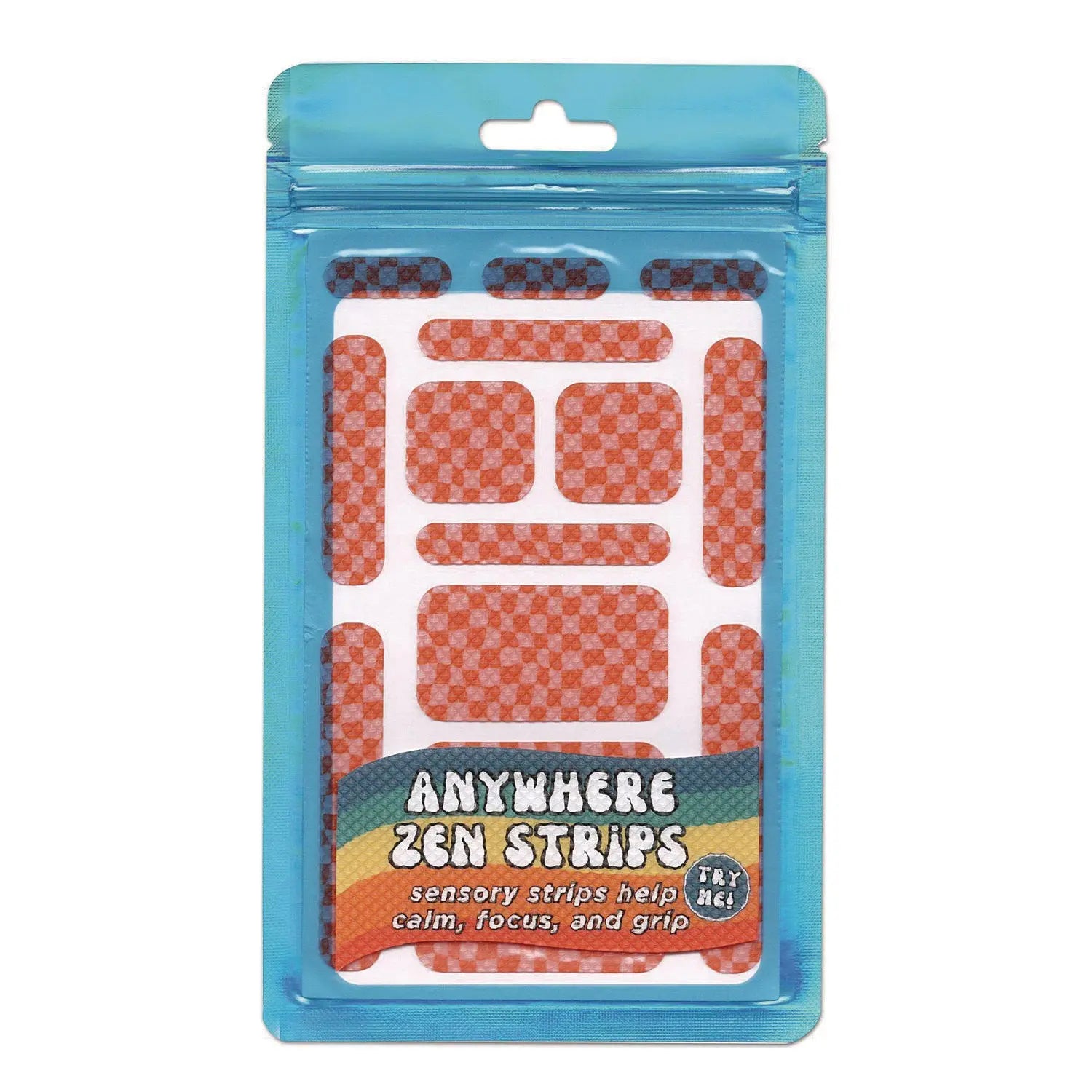 Anywhere Zen Strips, Bumpy Checkered, Pink/Red, 13/Set, 24 Sets/Carton TPG Creations™ Flipcost