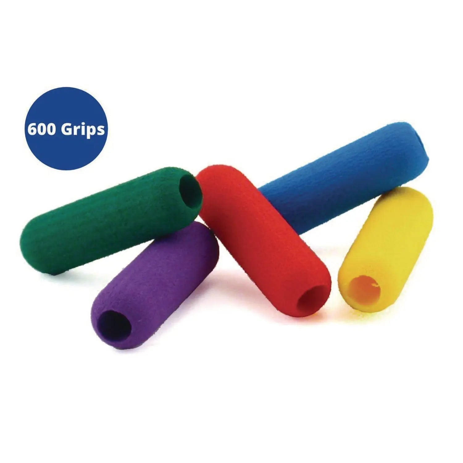 Foam Pencil Grip, 0.5" Long, Assorted Colors, 600/Carton TPG Creations™ Flipcost