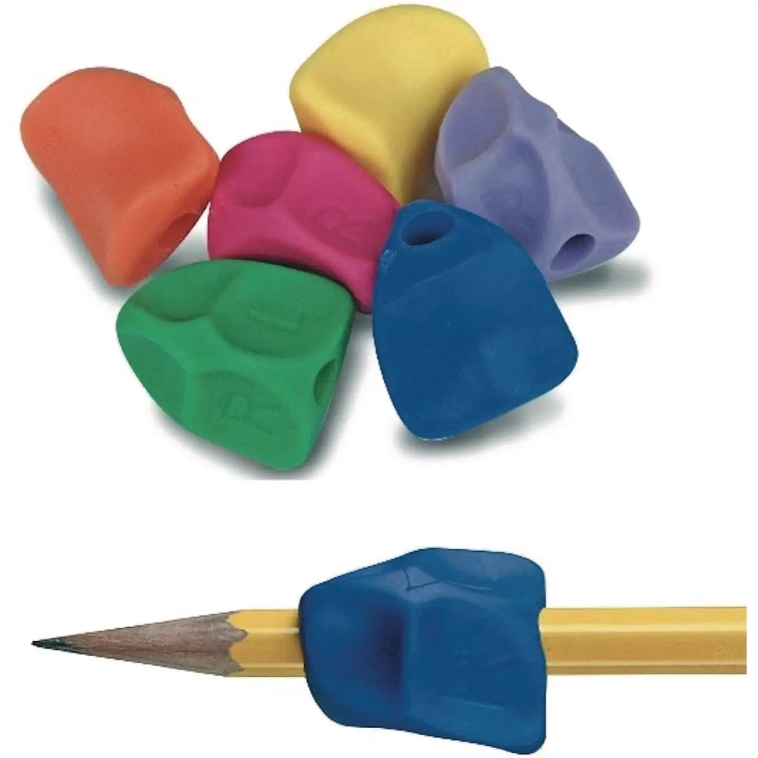 Solo Pencil Grip, 0.9" Long, Assorted Colors, 600/Carton TPG Creations™ Flipcost