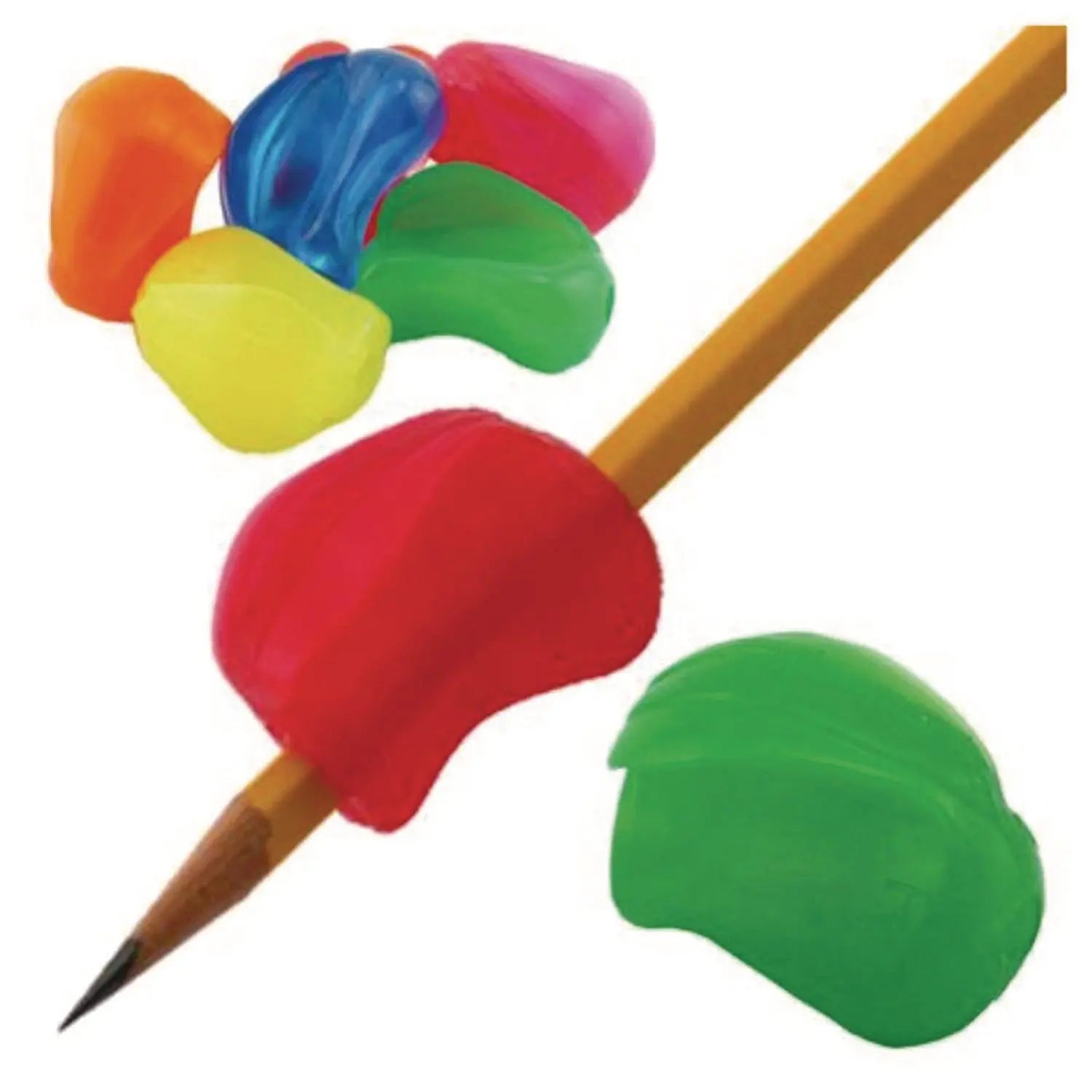 Crossover Grip, 1" Long, Assorted Neon Colors, 100/Carton TPG Creations™ Flipcost