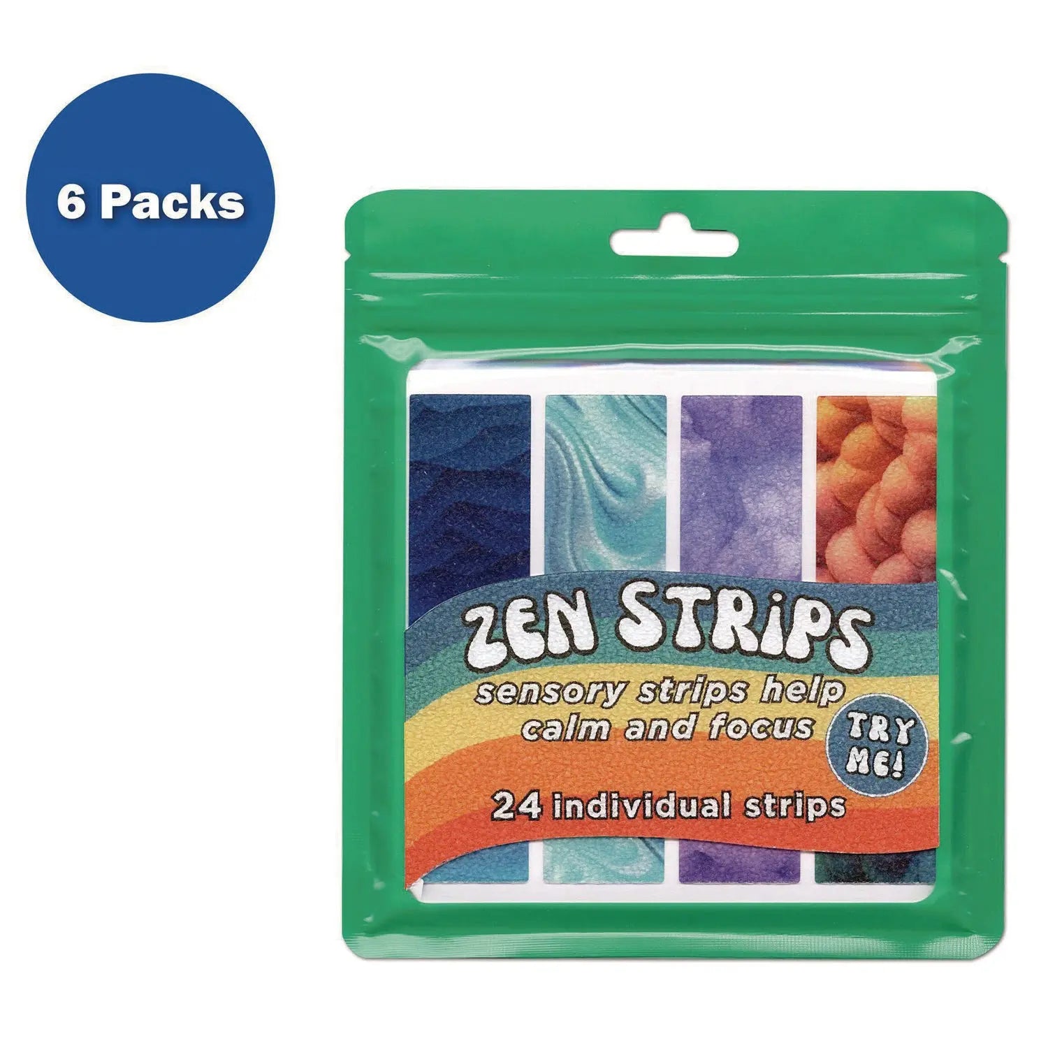 Zen Strips, Sandy Gradient Classpack, Assorted Colors, 24/Set, 6 Sets/Carton TPG Creations™ Flipcost