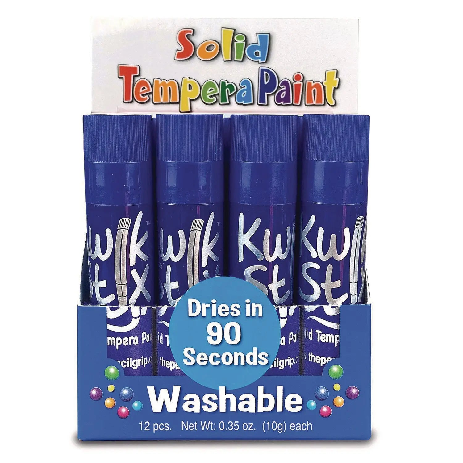 Kwik Stix Single Color Pack, 0.7" x 3.5", Blue, 12/Pack, 12 Packs/Carton TPG Creations™ Flipcost