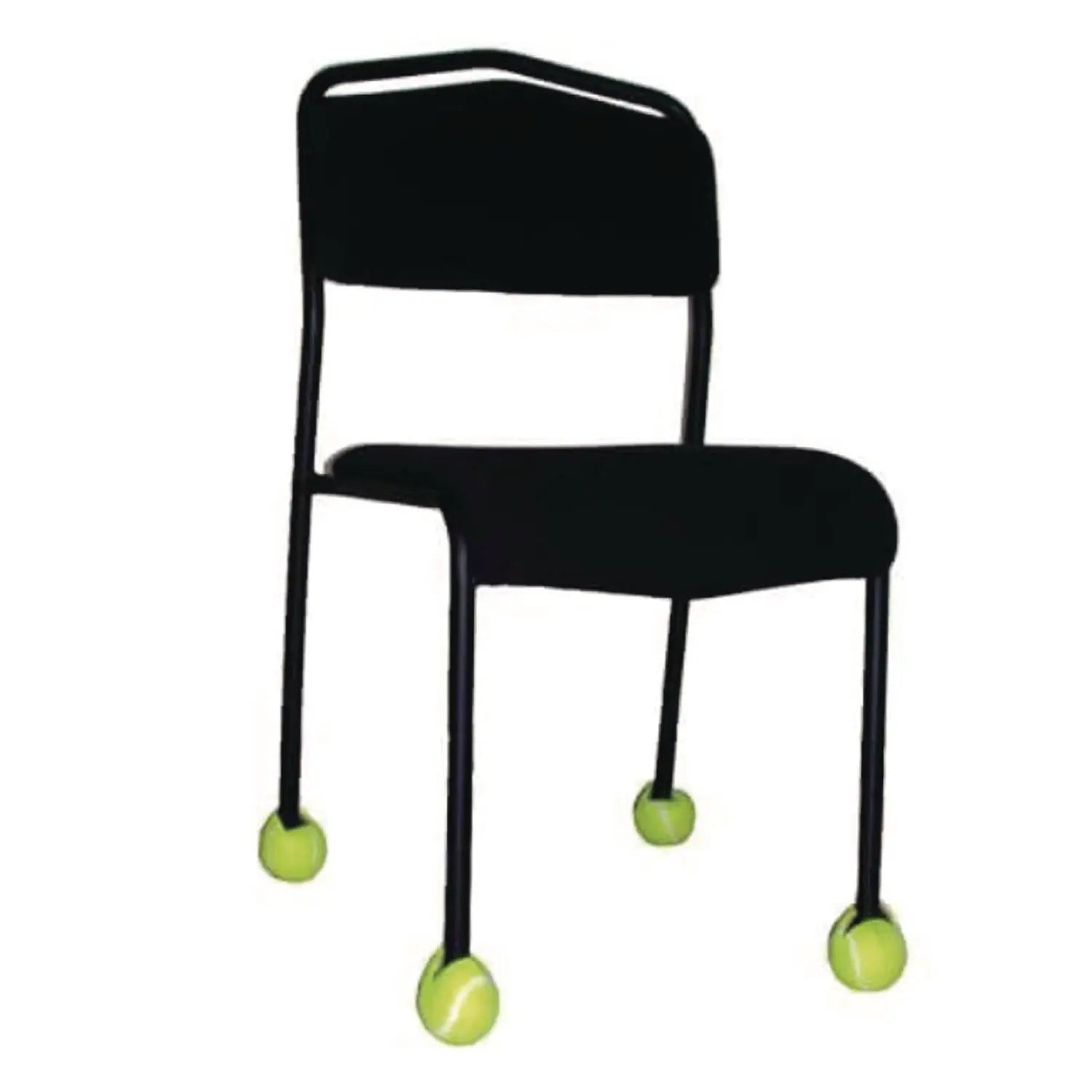 Chair Sox, 2.5", Yellow Felt/Rubber, 4/Pack, 36 Packs/Carton TPG Creations™ Flipcost