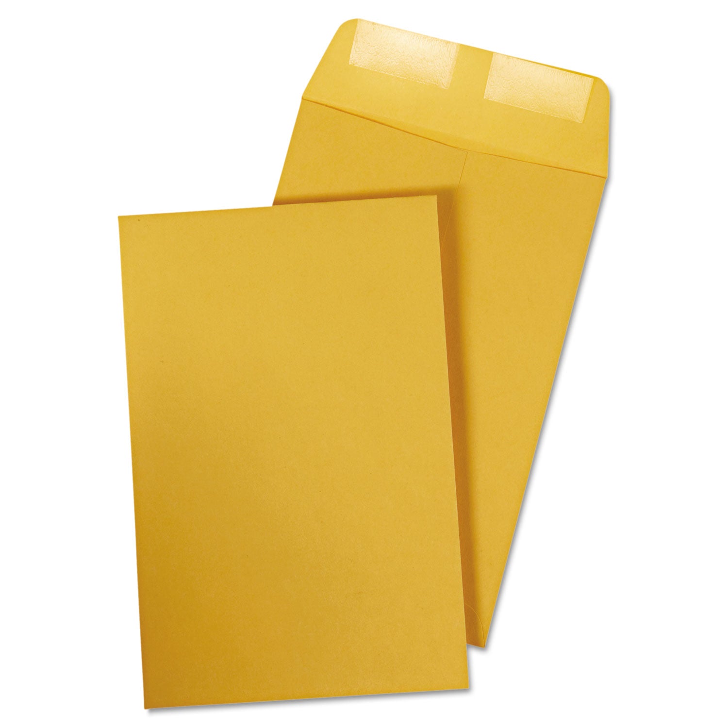 Quality Park™ Catalog Envelope, 28 lb Bond Weight Kraft, #1, Square Flap, Gummed Closure, 6 x 9, Brown Kraft, 100/Box