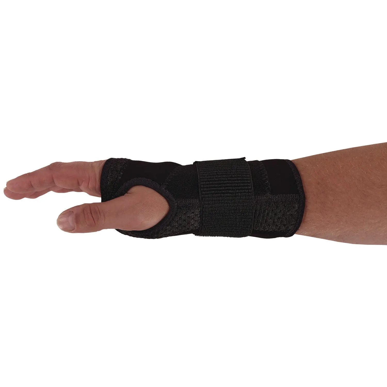 ProFlex 4005 Wrist Brace Support with Single Strap, Small, Fits Left Hand, Black ergodyne® Flipcost