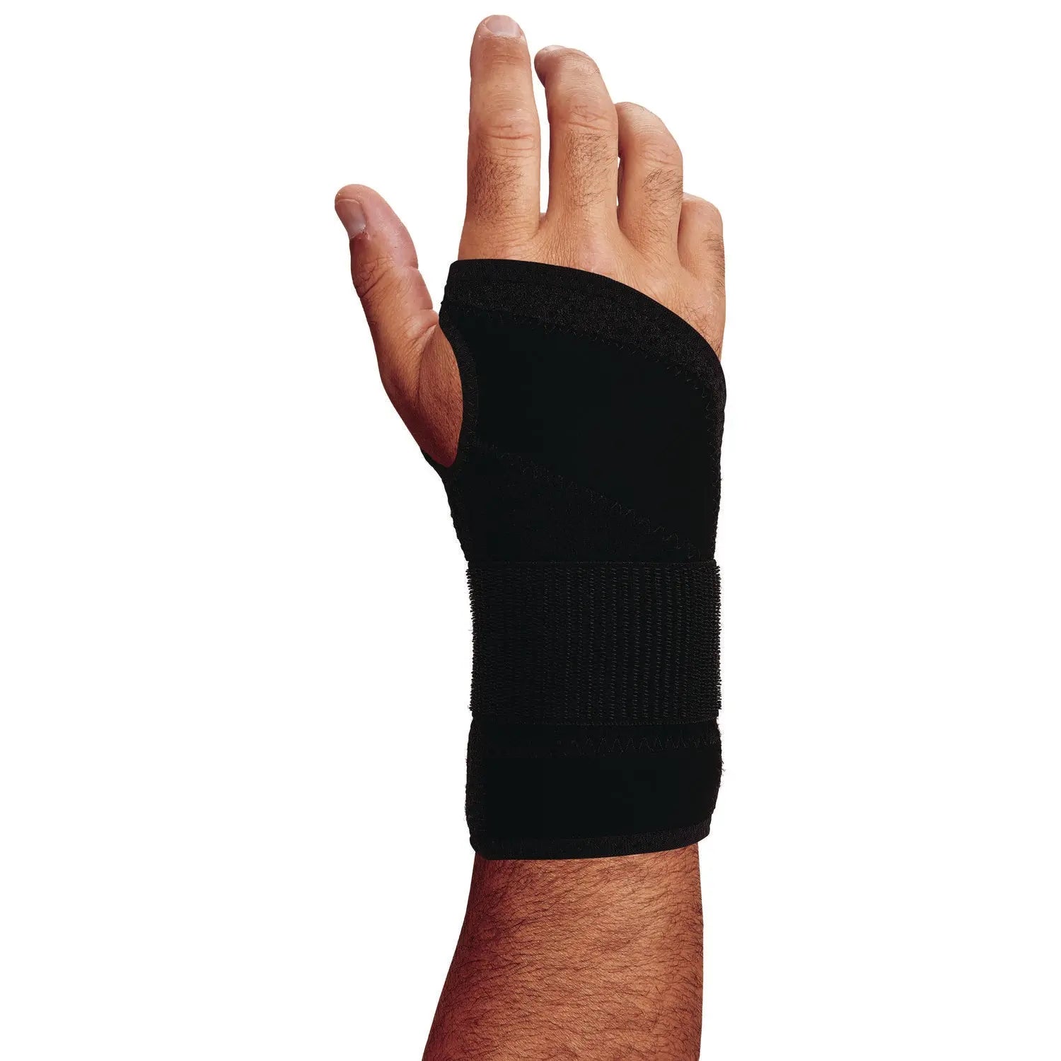 ProFlex 4005 Wrist Brace Support with Single Strap, Large, Fits Right Hand, Black ergodyne® Flipcost
