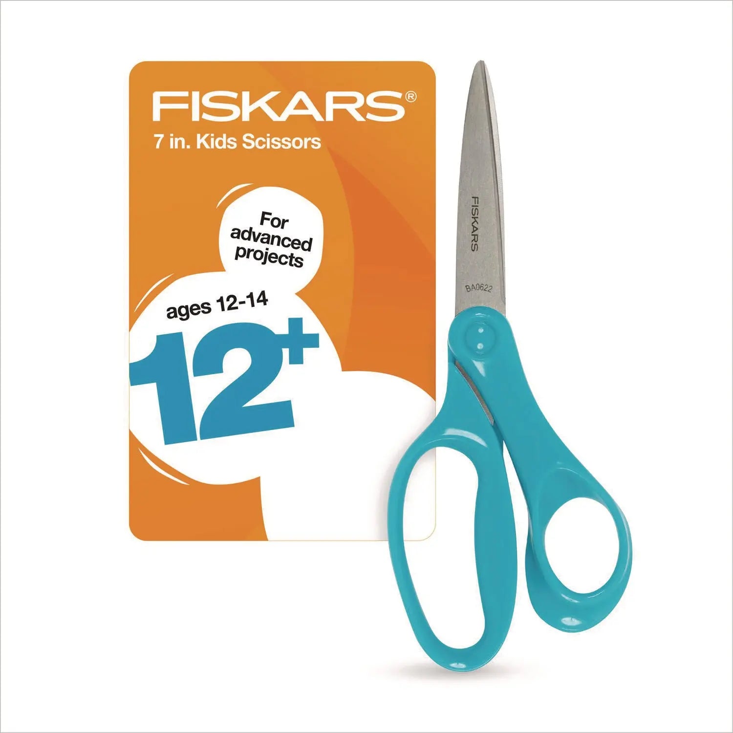 Student Scissors, Pointed Tip, 7" Long, Offset Assorted Color Handle Fiskars® Flipcost