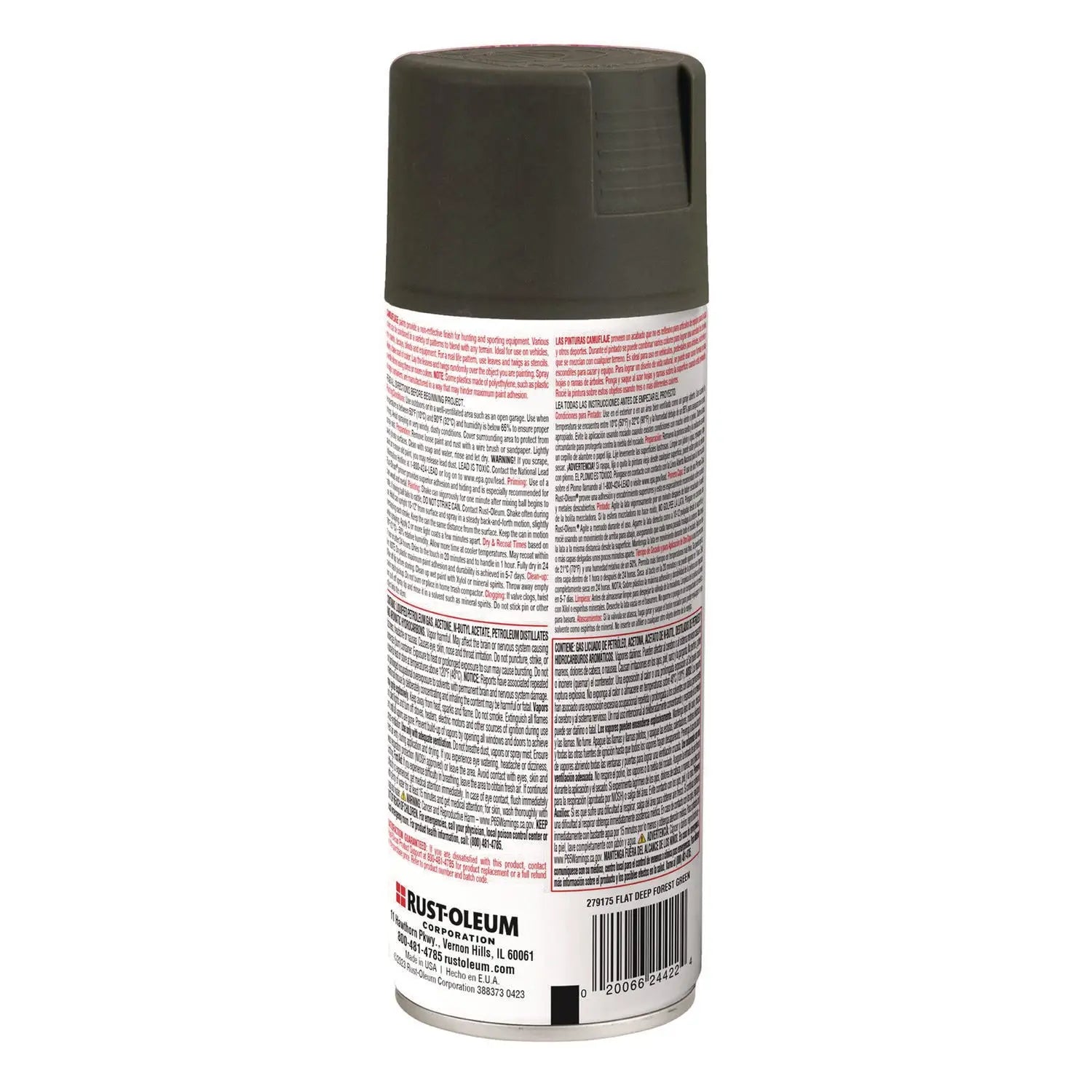 Camouflage Spray Paint, Flat Deep Forest Green, 12 oz Aerosol Can Rust-Oleum® Flipcost